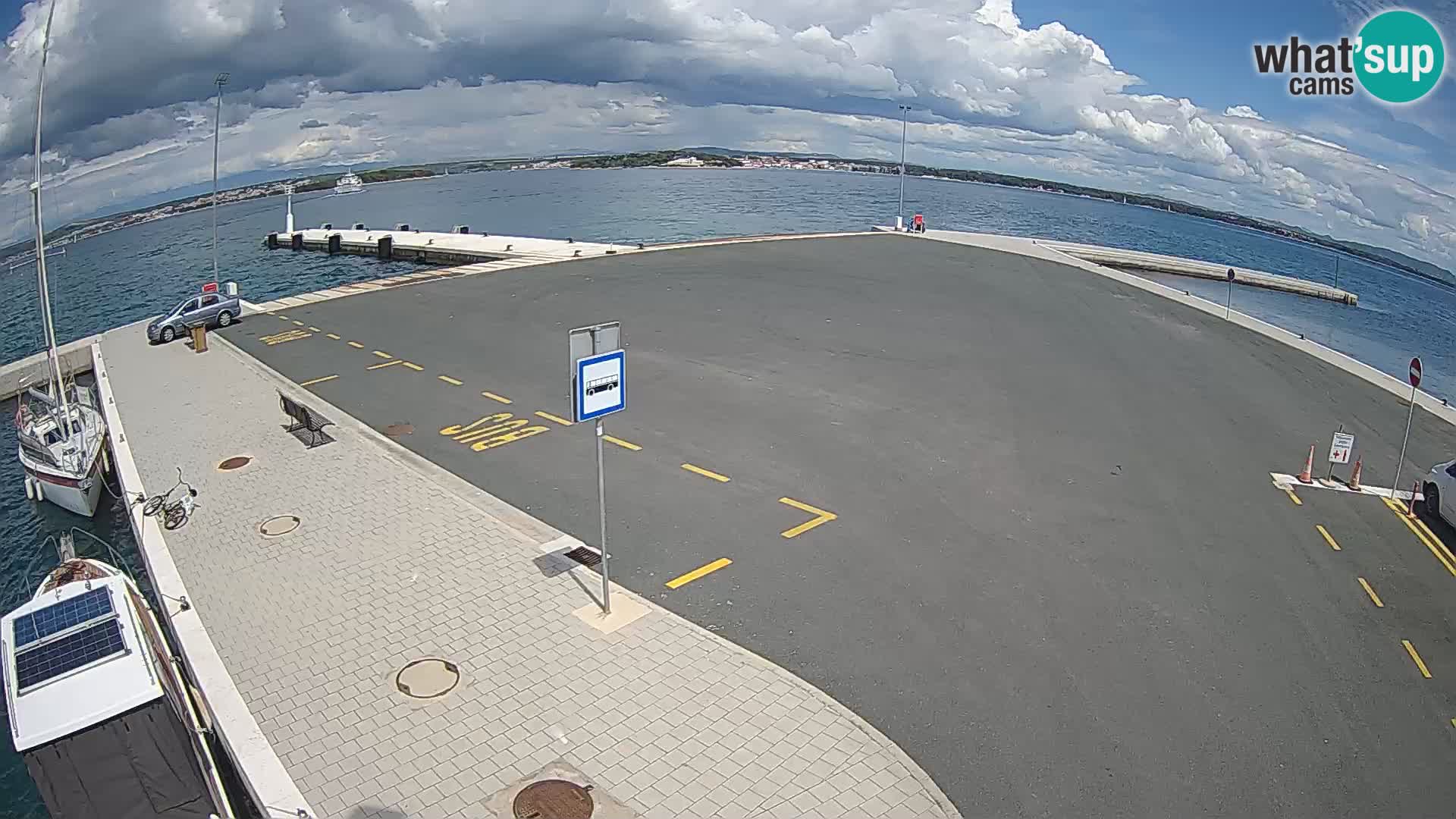 Tkon Live cam – ferry – Dalmatie – Croatie
