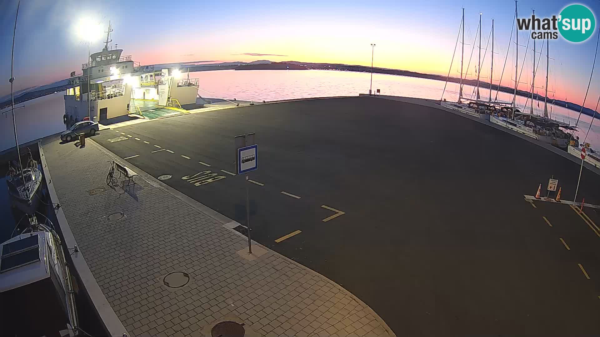 Tkon Live cam – traghetto – Dalmazia – Croazia