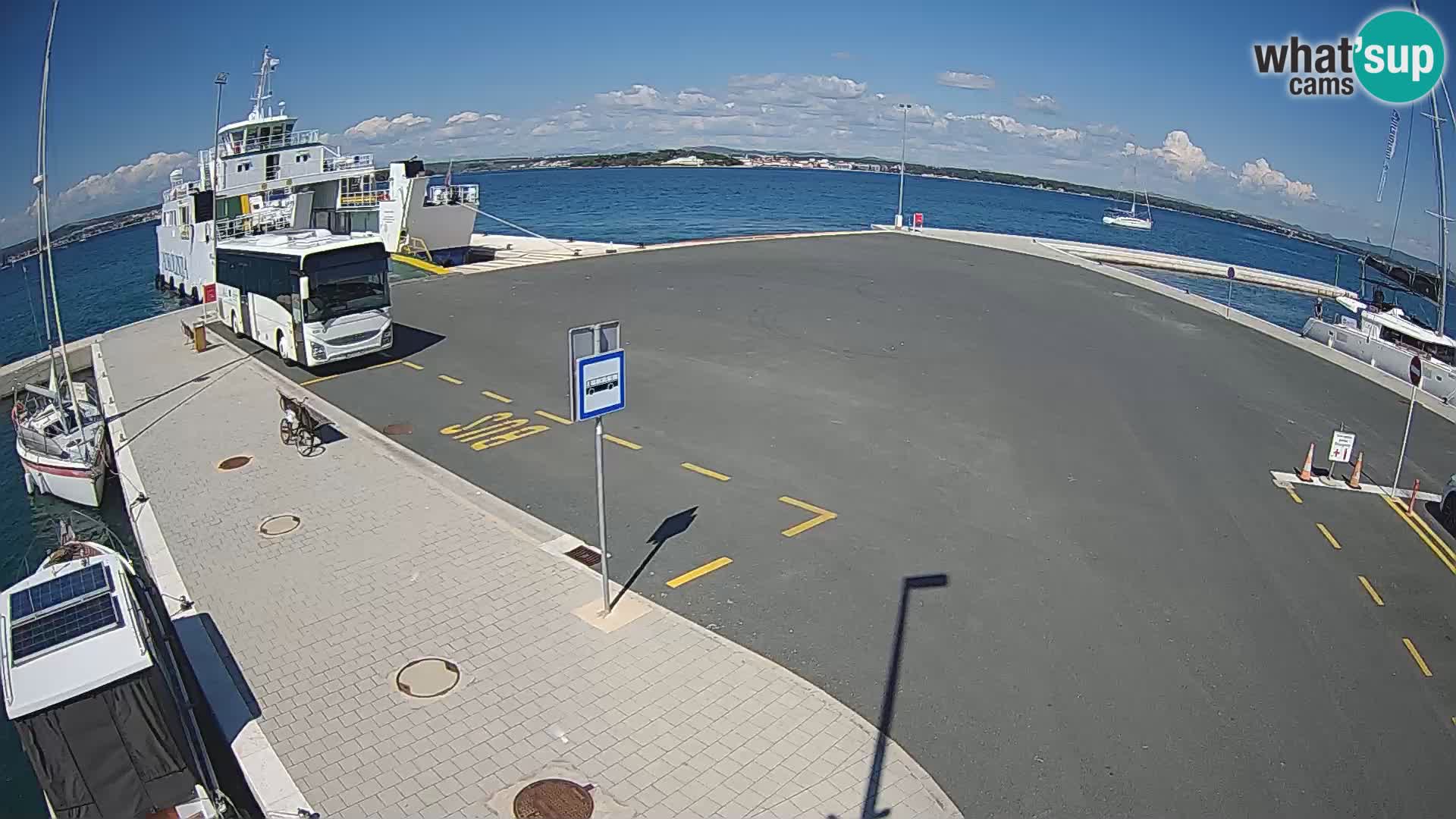Tkon Live cam – ferry – Dalmatia – Croatia