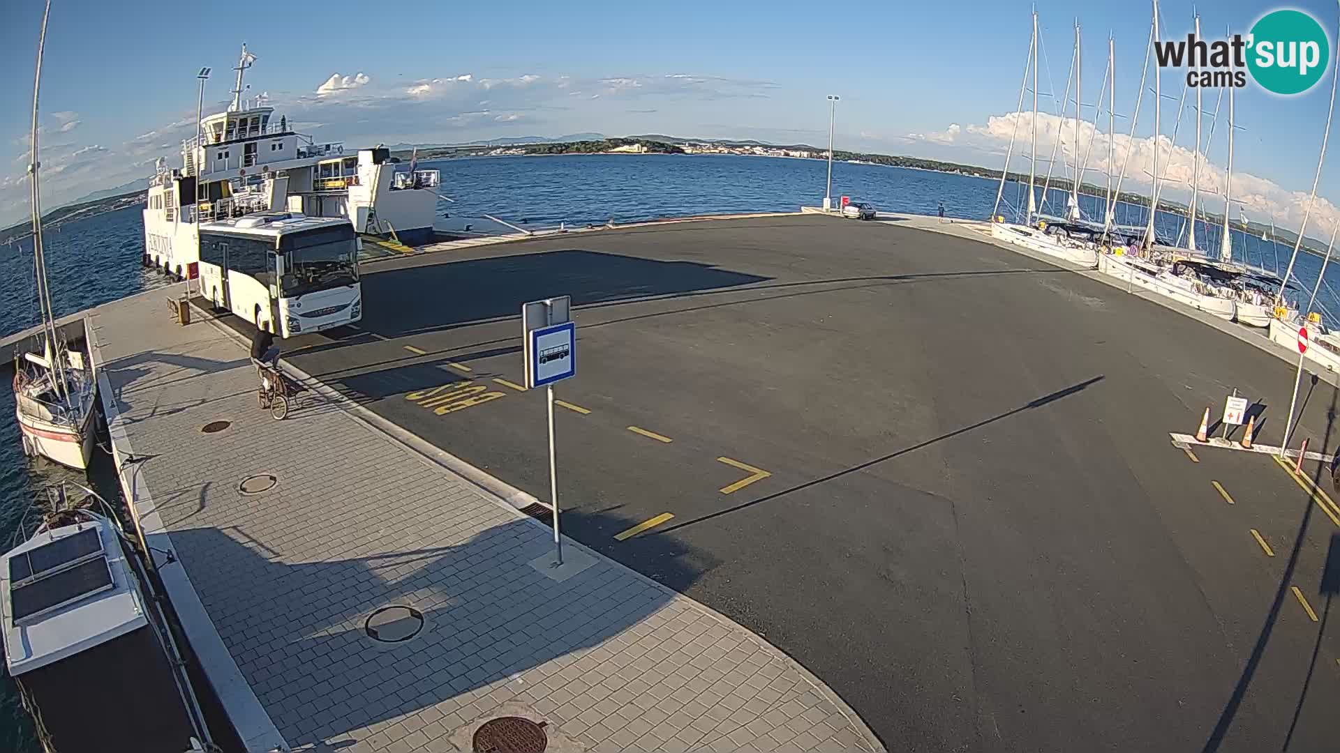 Tkon camera en vivo – Transportar – Dalmacia – Croacia