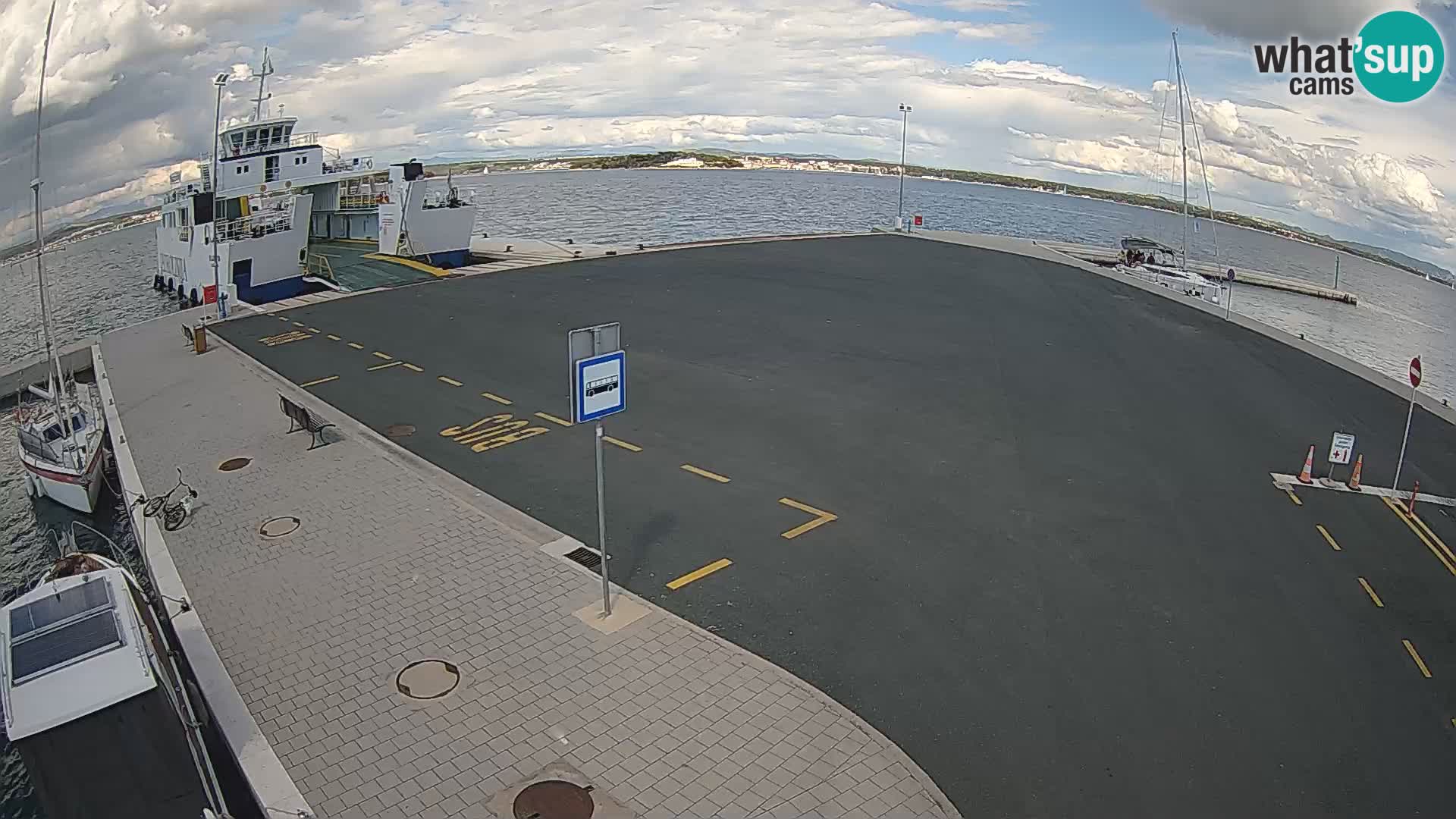 Tkon Live cam – traghetto – Dalmazia – Croazia