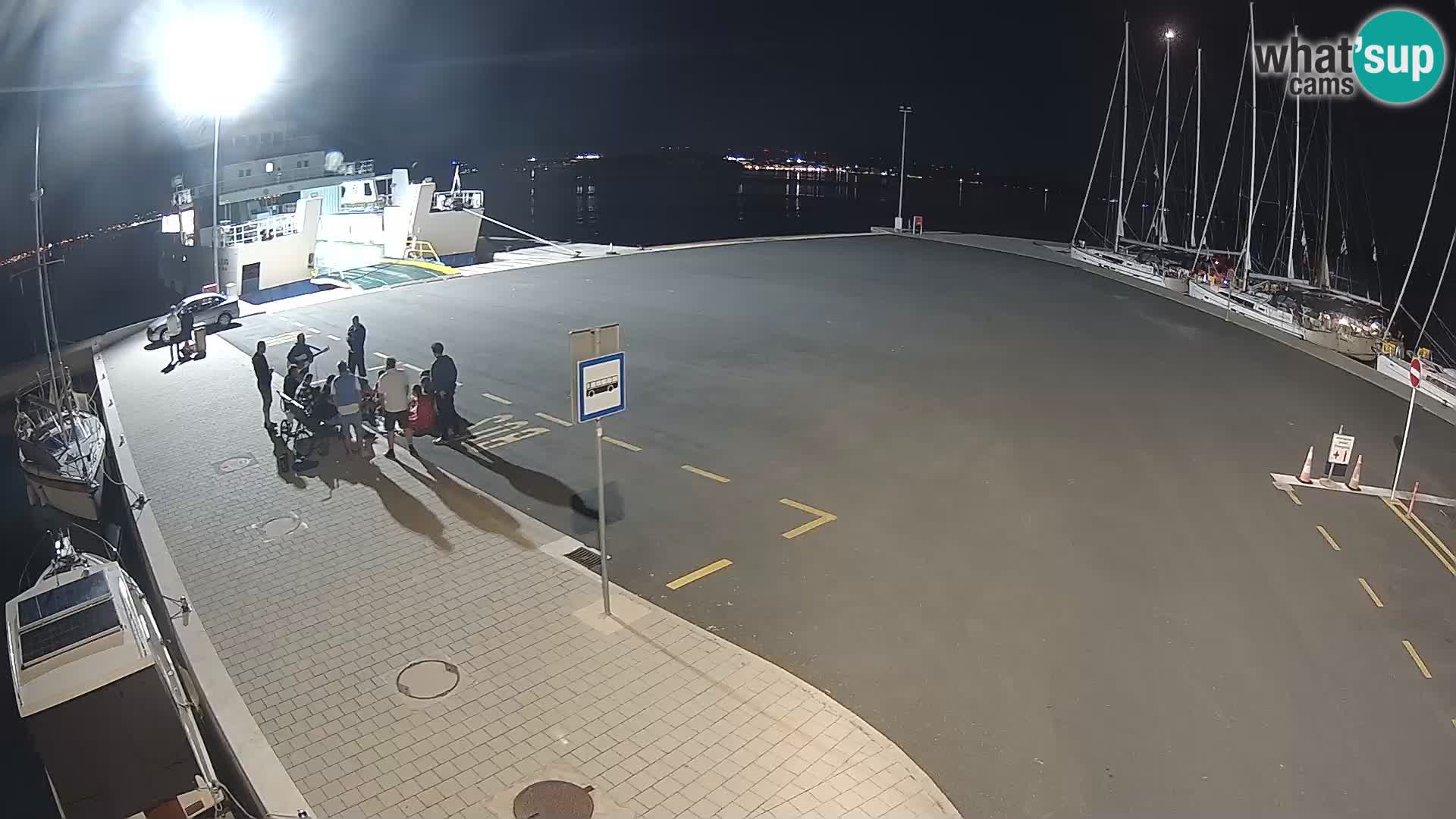 Tkon Live cam – ferry – Dalmatia – Croatia