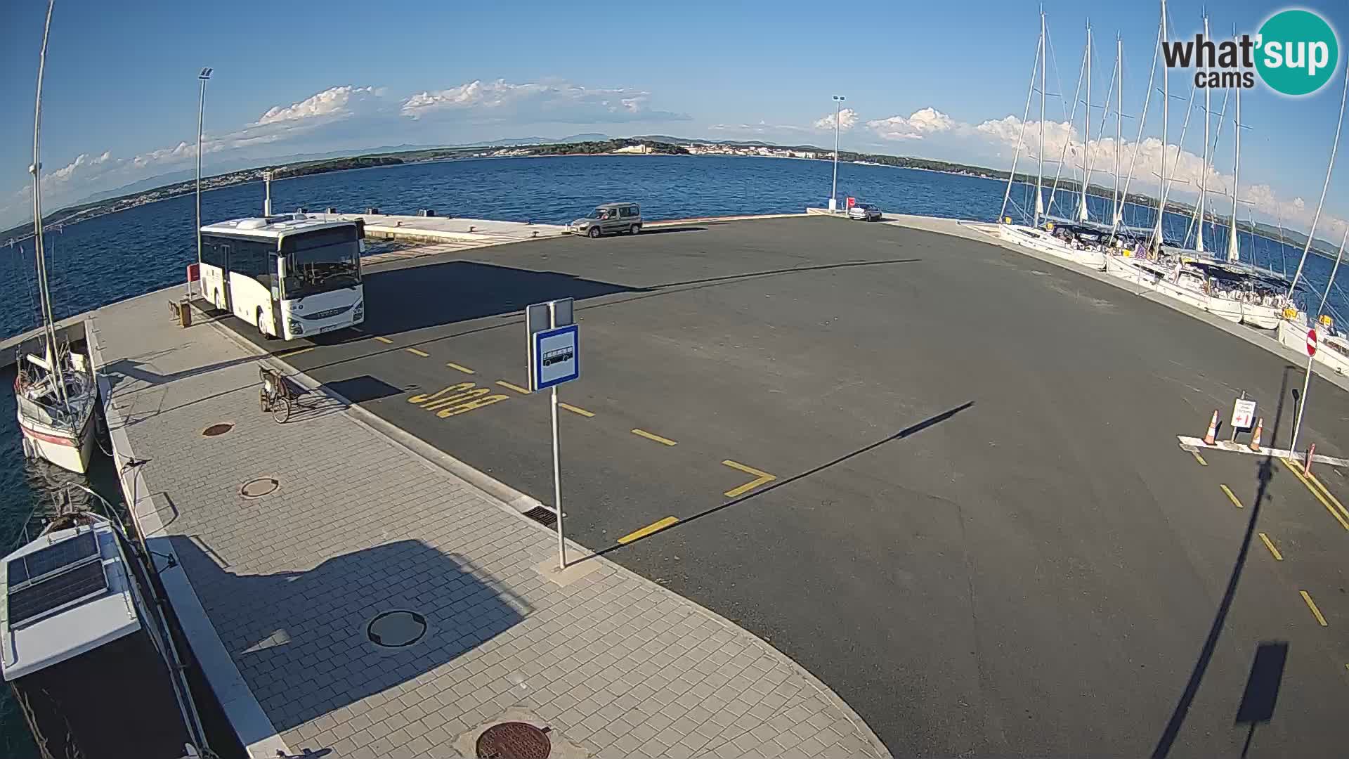 Tkon Live cam – ferry – Dalmatia – Croatia