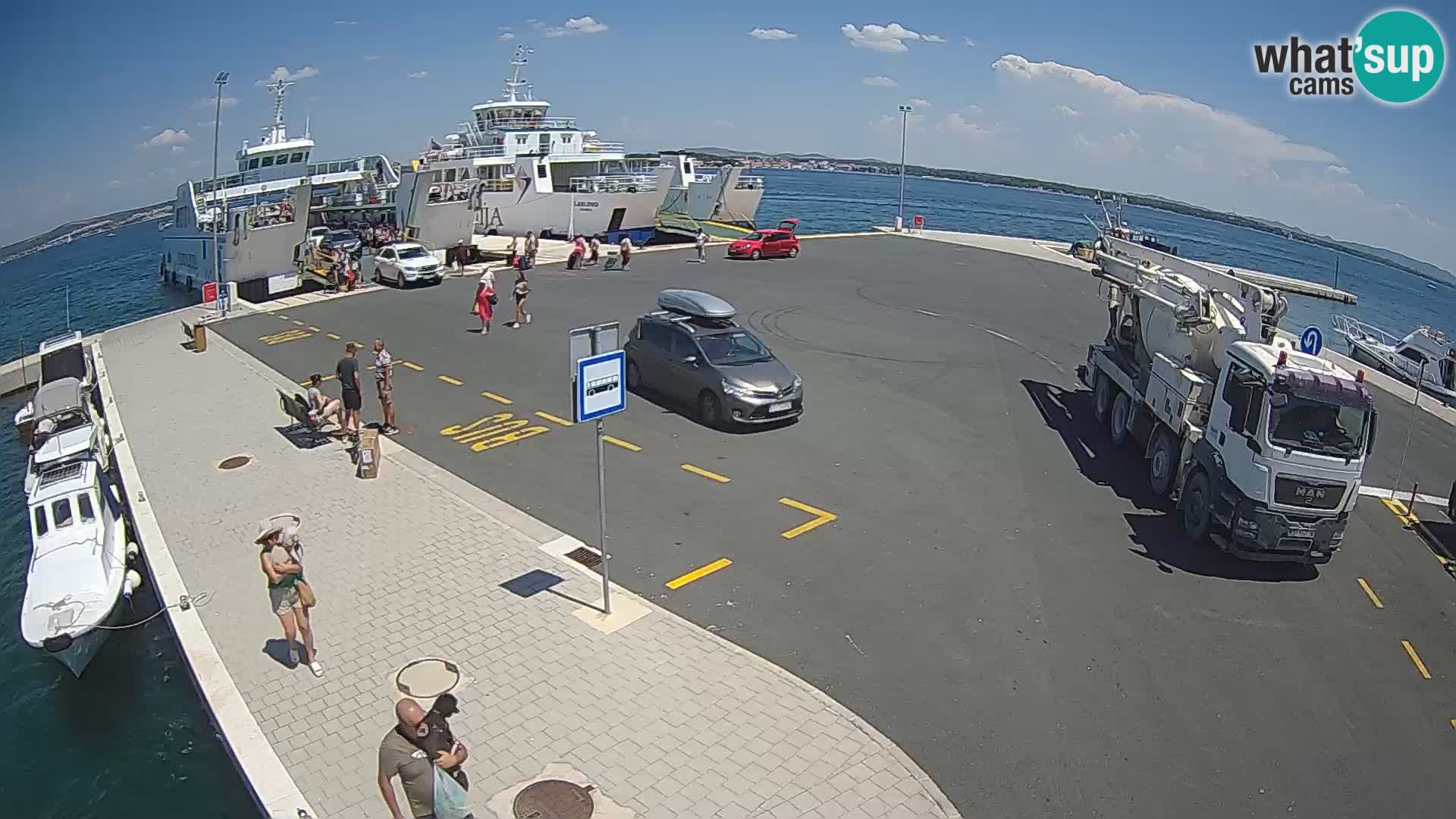 Tkon Live cam – ferry – Dalmatia – Croatia