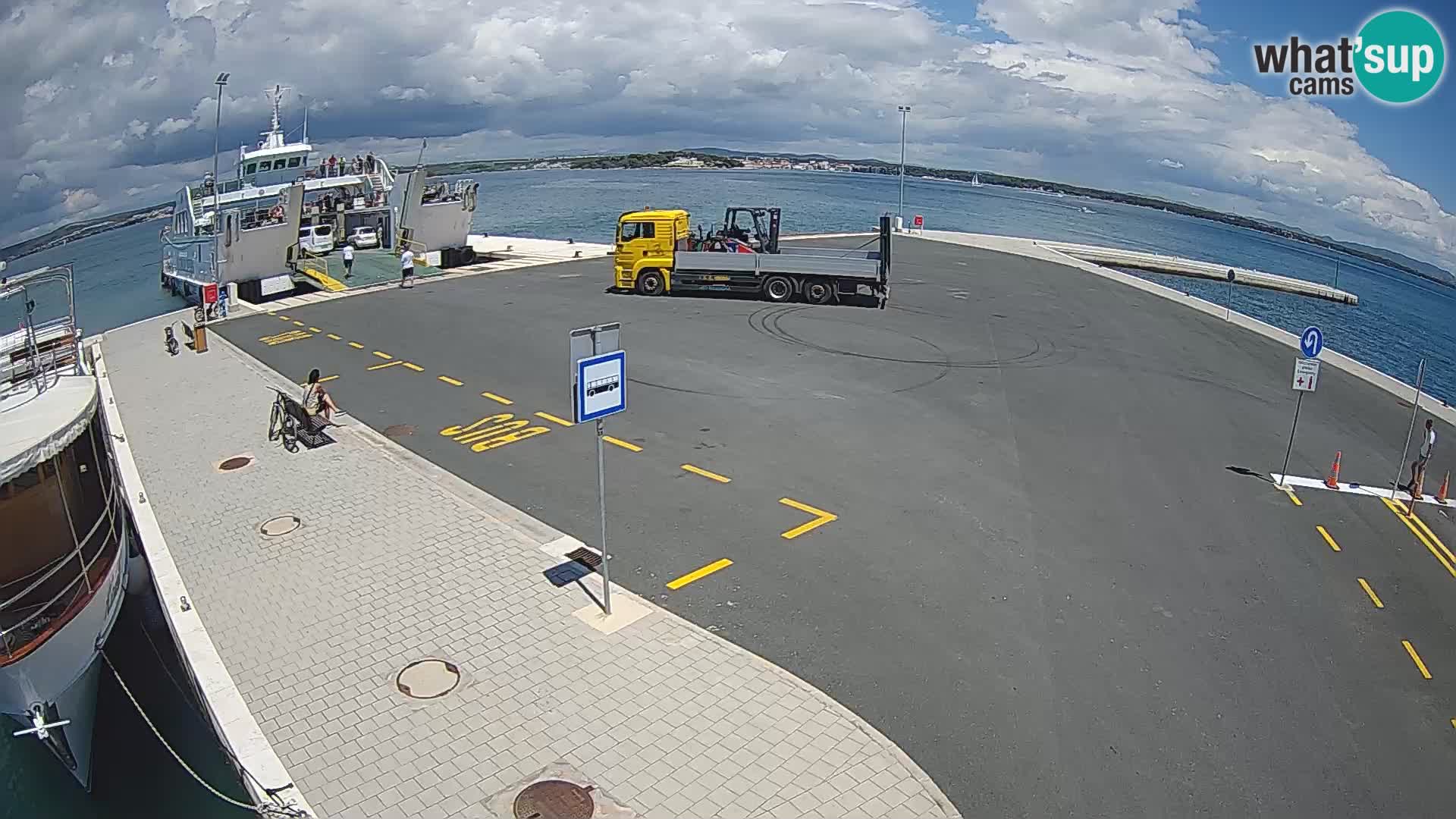 Tkon Live cam – ferry – Dalmatia – Croatia