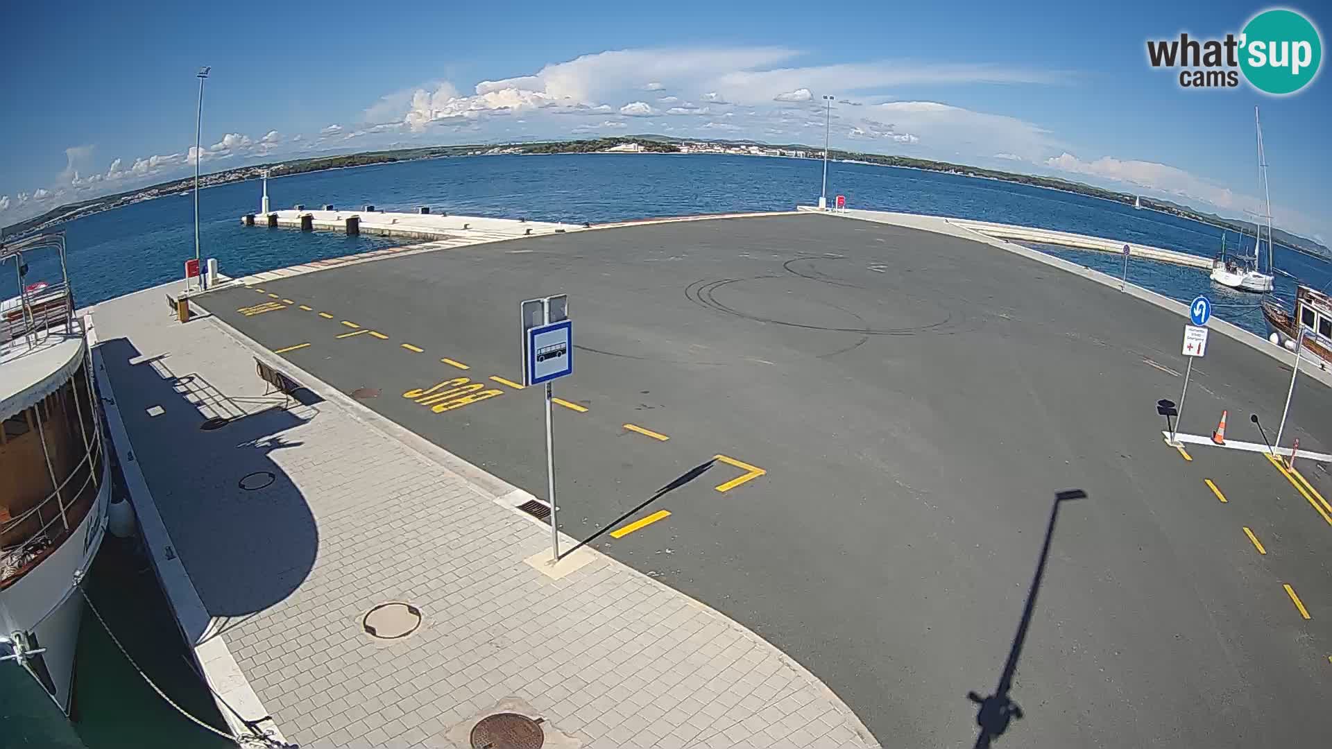 Tkon Live cam – ferry – Dalmatie – Croatie