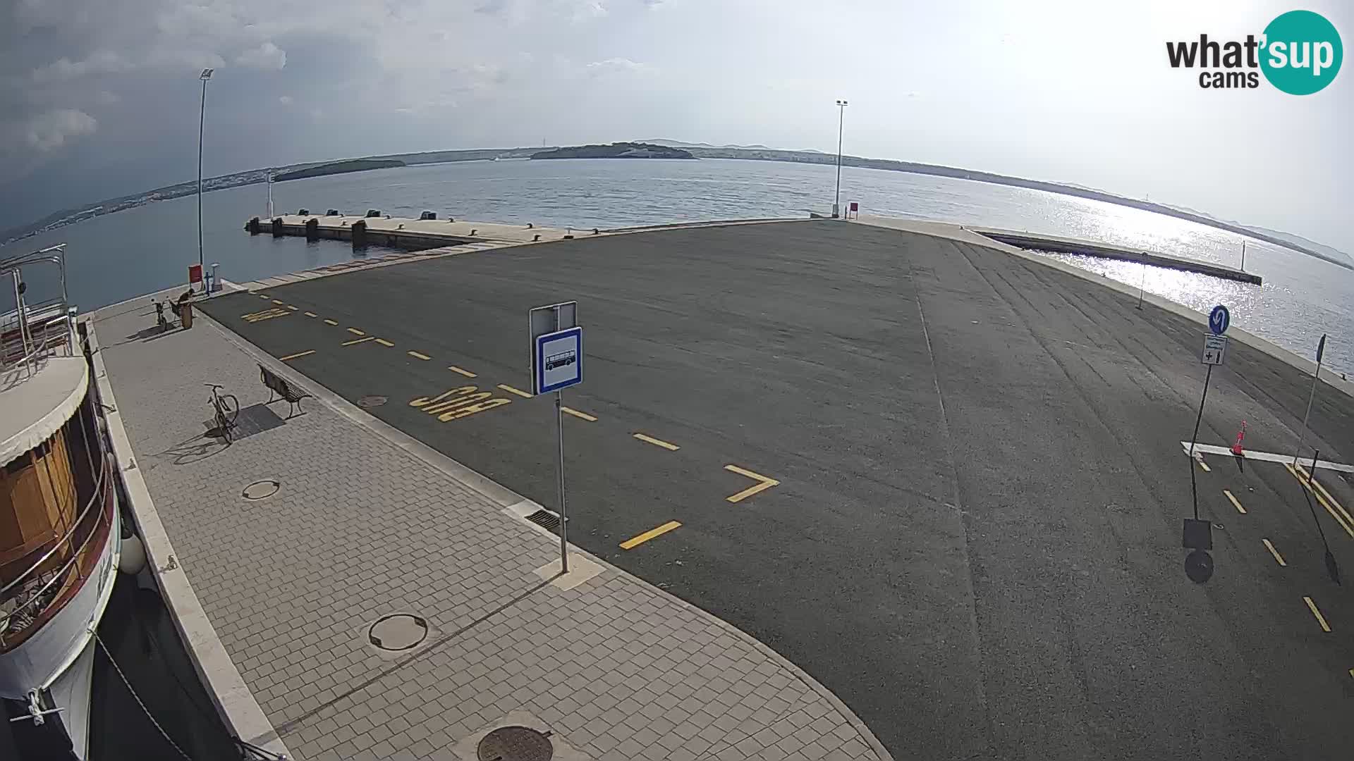 Tkon Live cam – ferry – Dalmatie – Croatie