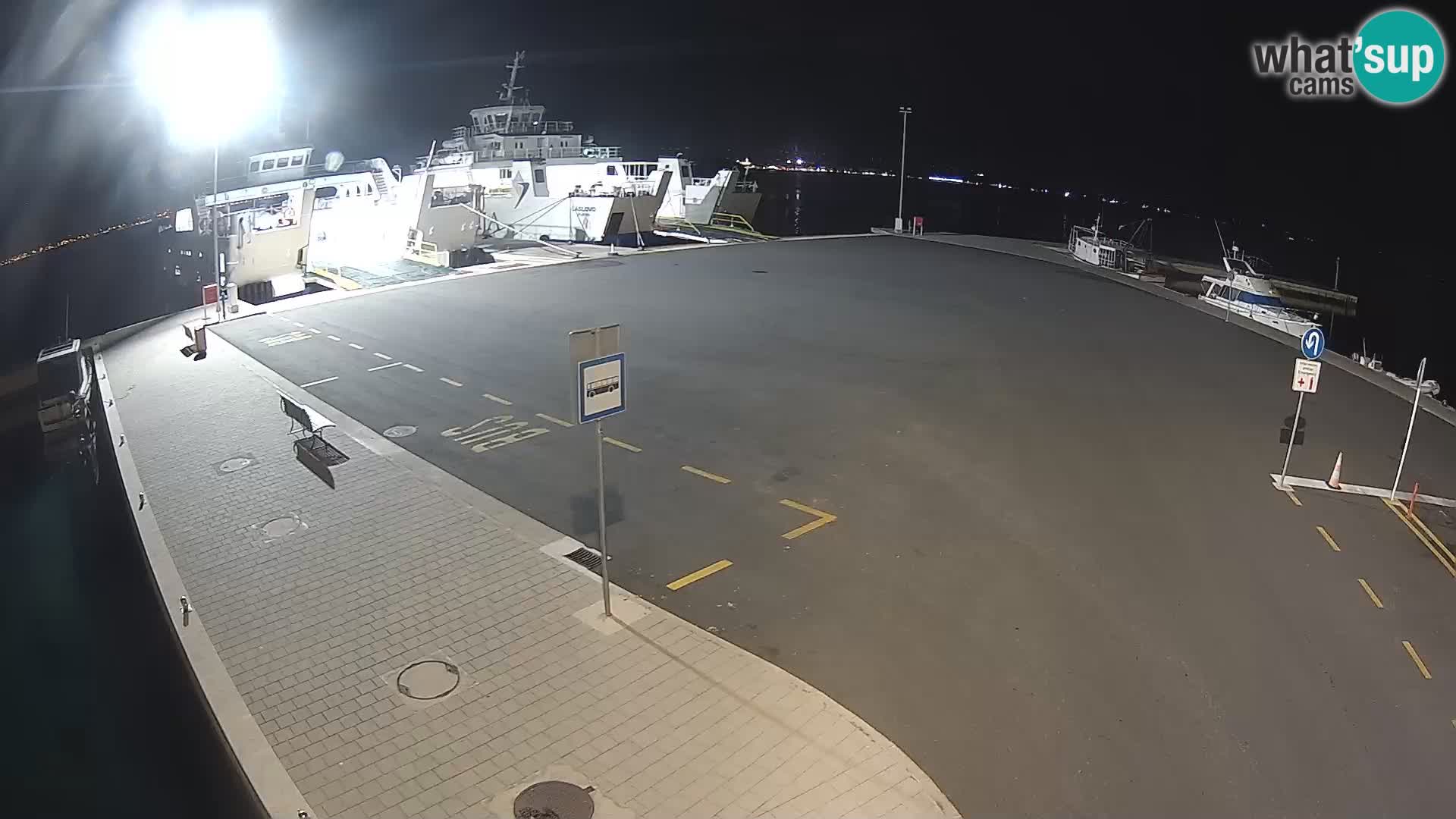 Tkon Live cam – ferry – Dalmatie – Croatie