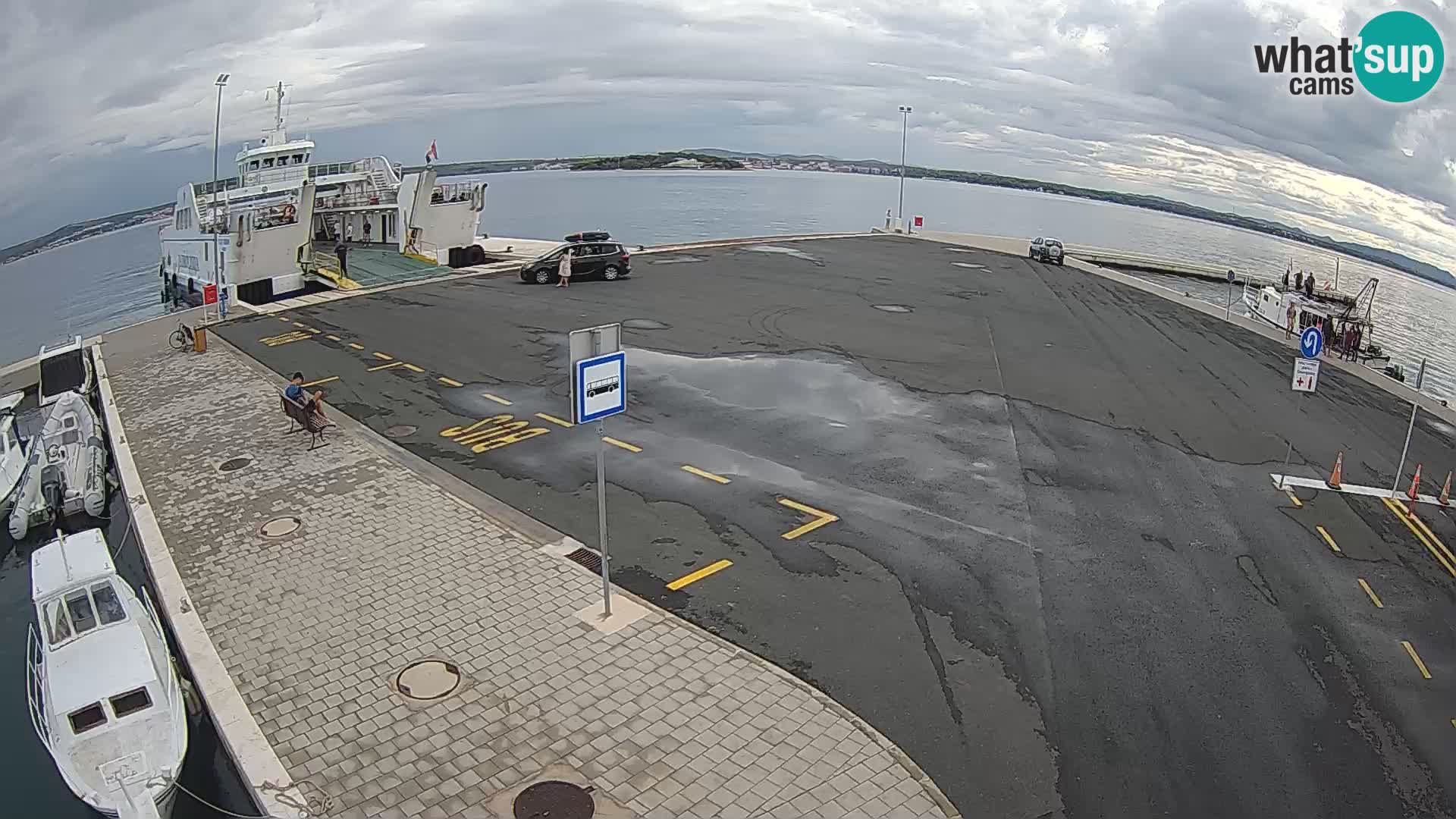 Tkon Live cam – ferry – Dalmatia – Croatia