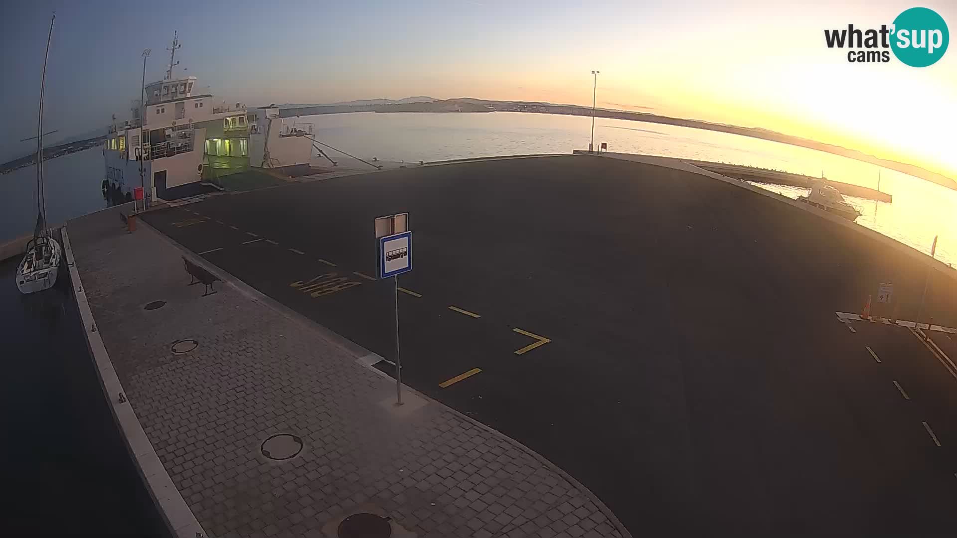 Tkon Live cam – ferry – Dalmatia – Croatia