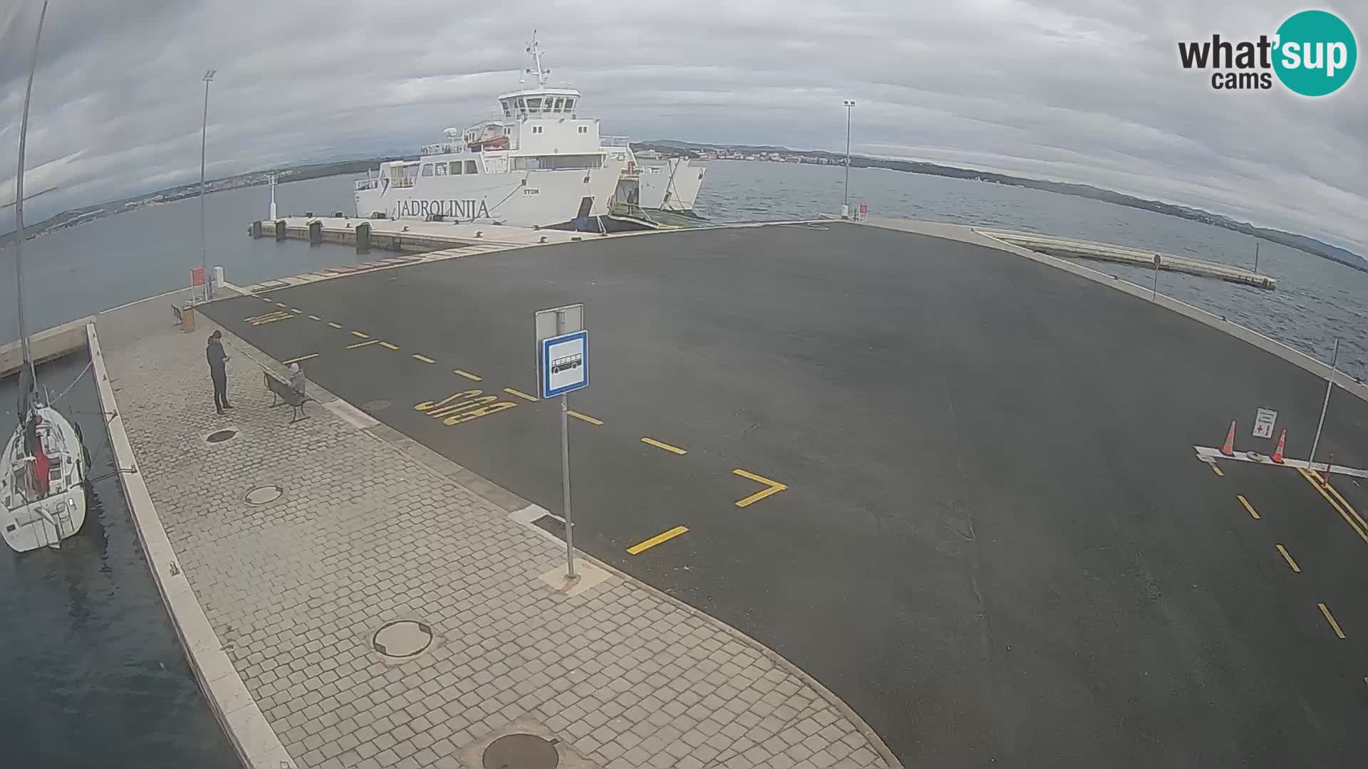 Tkon Live cam – ferry – Dalmatia – Croatia