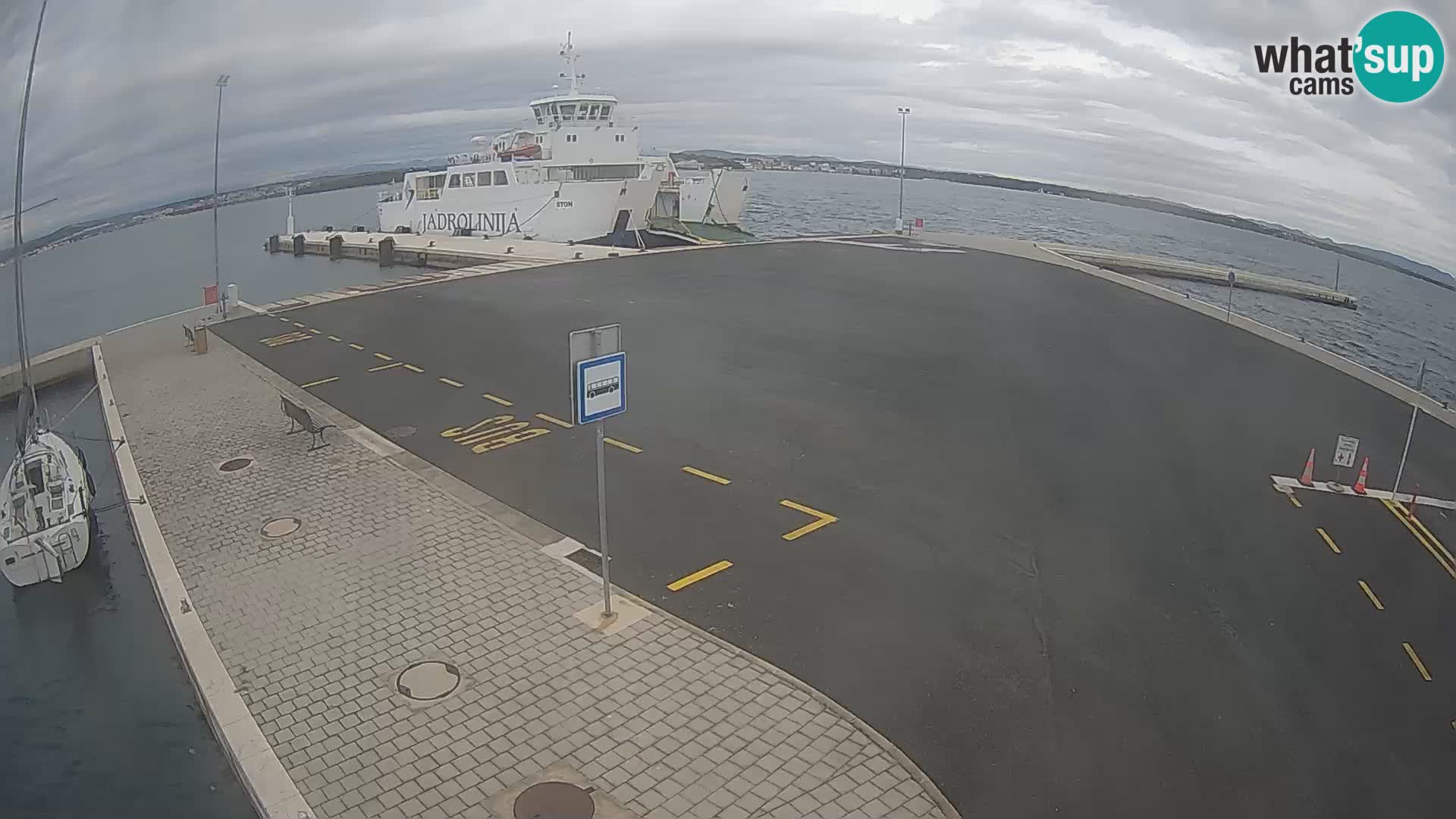 Tkon Live cam – ferry – Dalmatie – Croatie