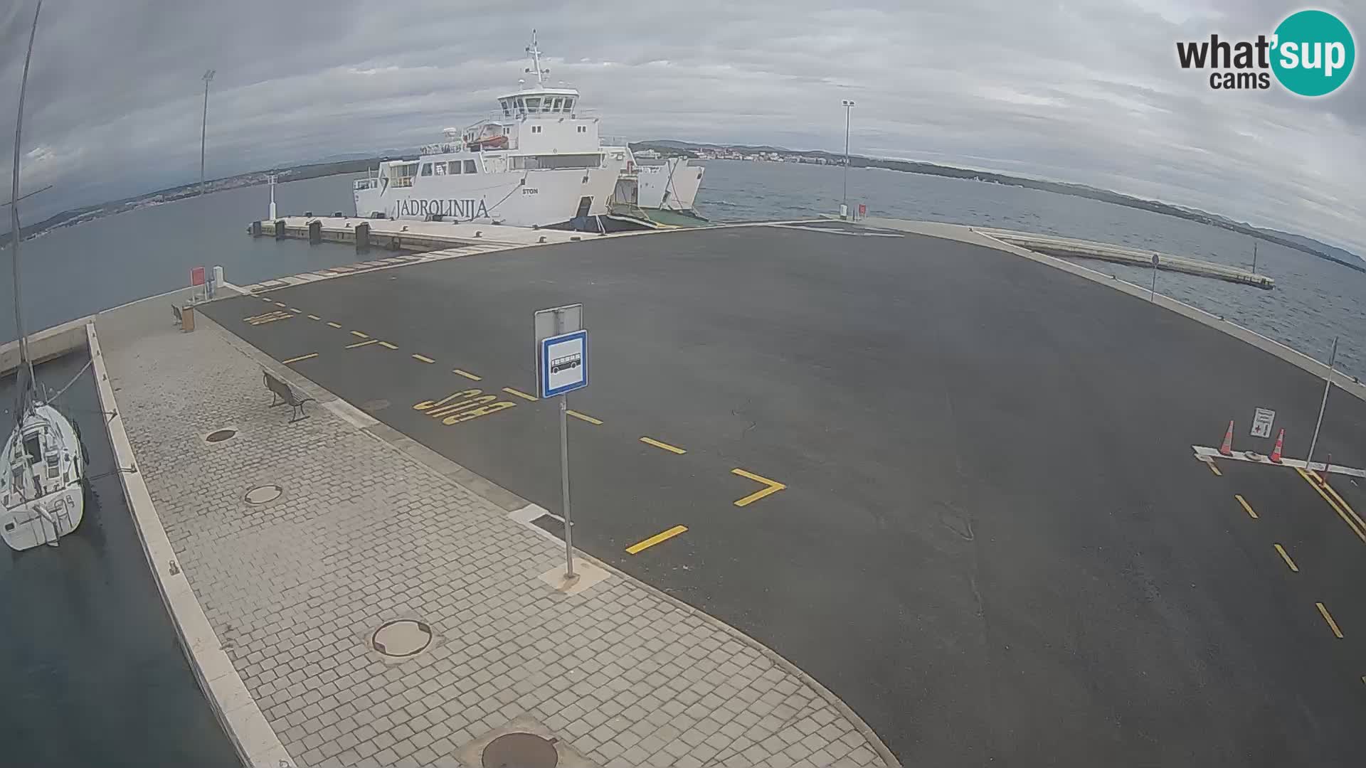 Tkon Live cam – ferry – Dalmatie – Croatie