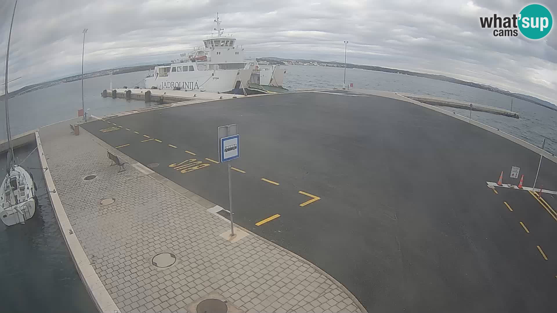 Tkon Live cam – ferry – Dalmatie – Croatie