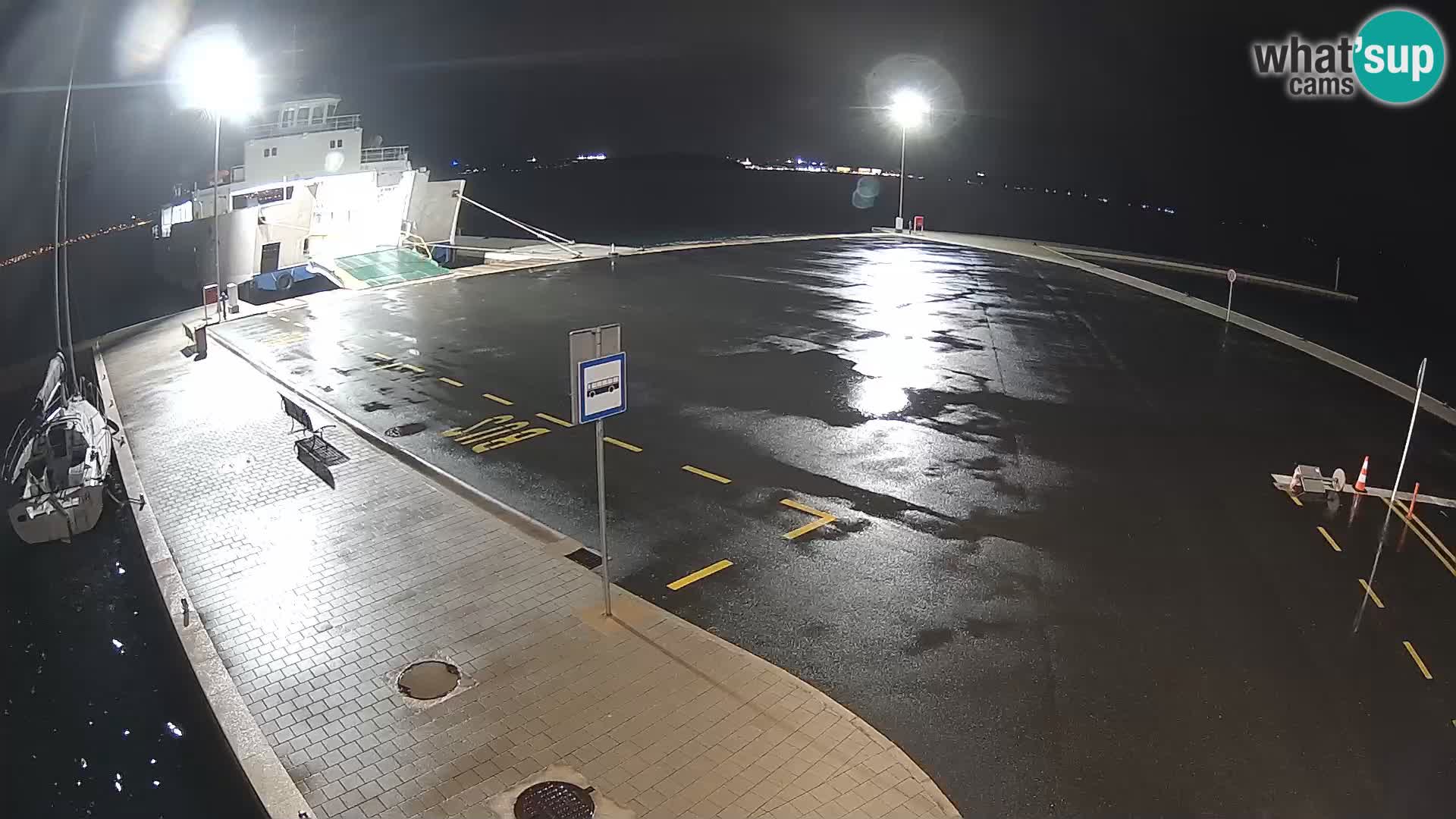 Tkon Live cam – ferry – Dalmatie – Croatie