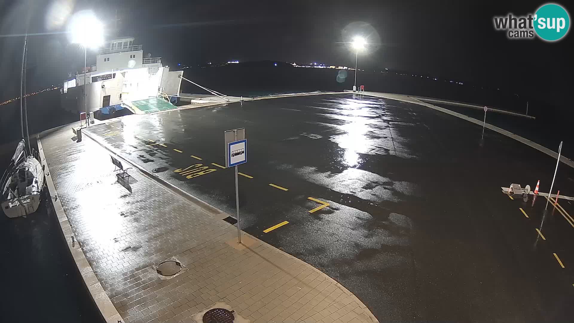 Tkon Live cam – ferry – Dalmatie – Croatie