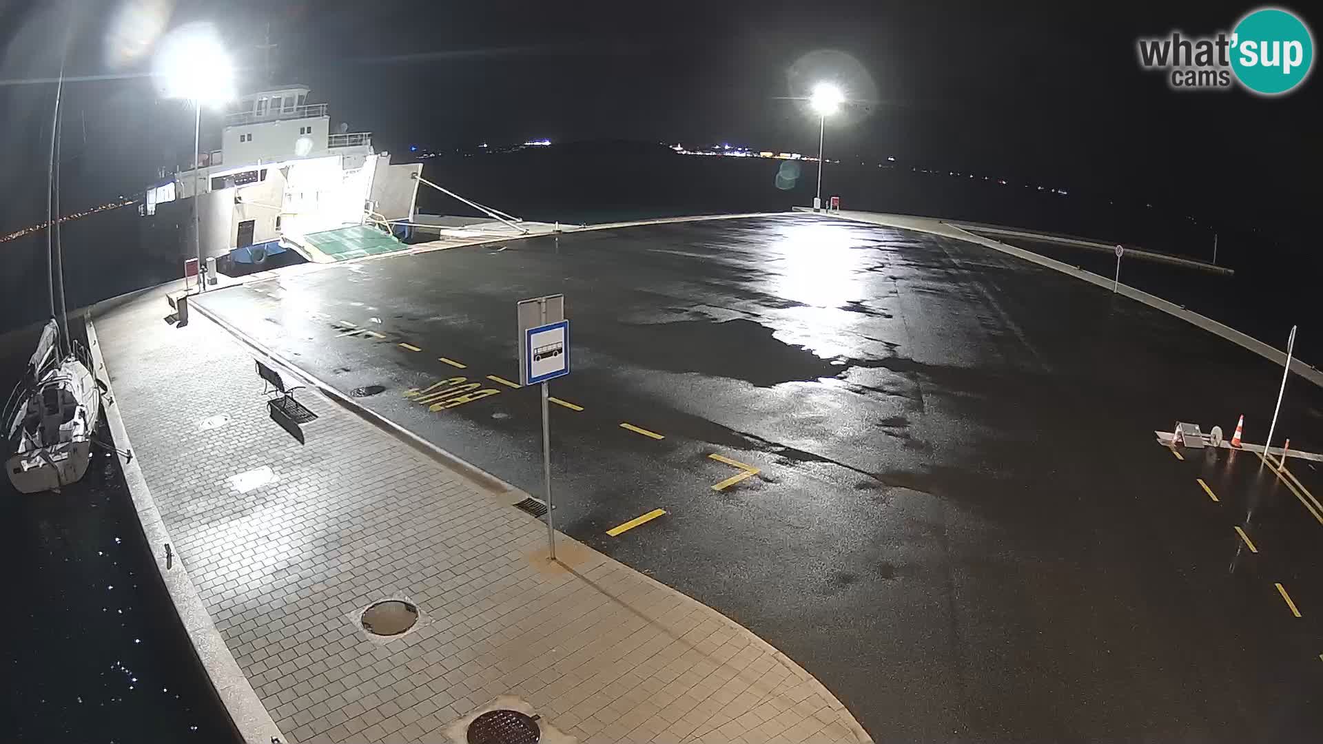 Tkon Live cam – ferry – Dalmatie – Croatie