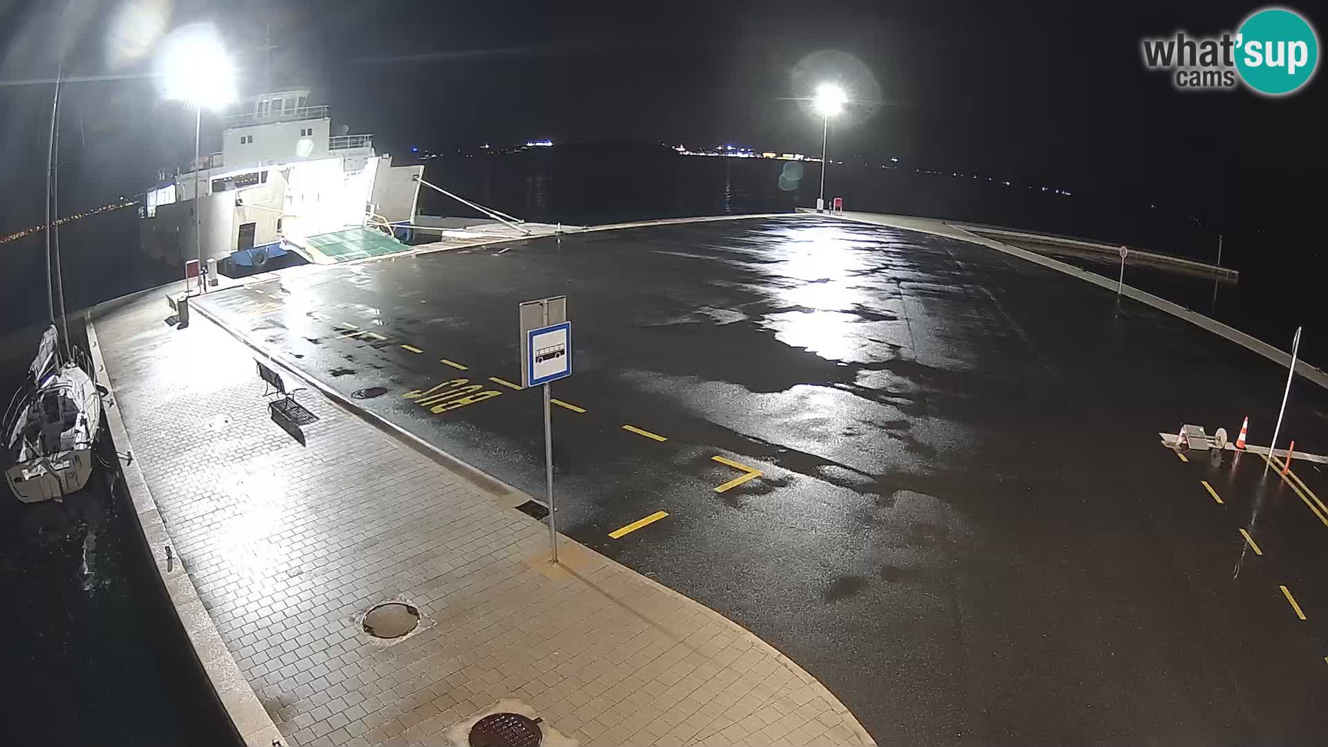 Tkon Live cam – ferry – Dalmatie – Croatie