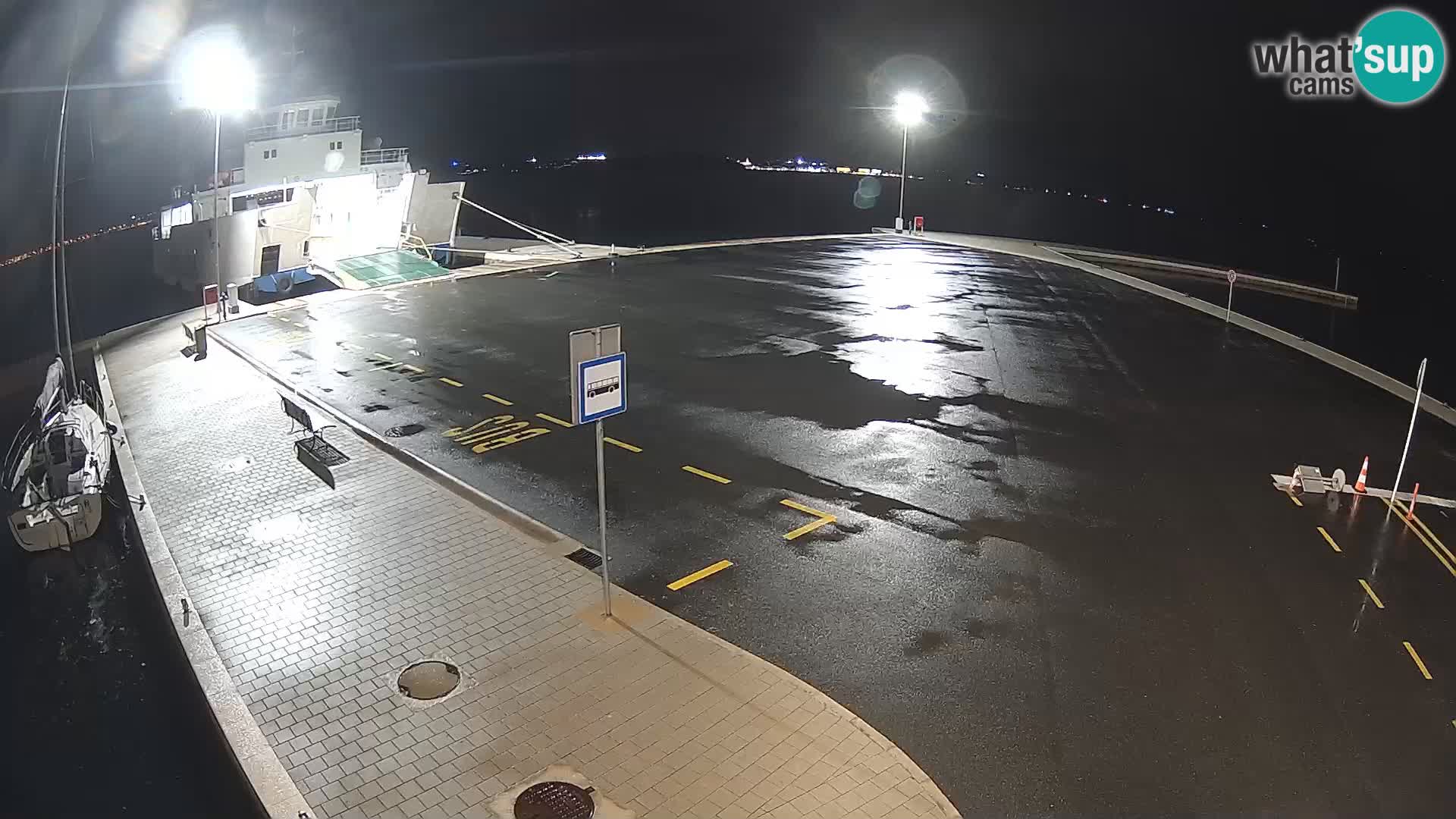 Tkon Live cam – ferry – Dalmatie – Croatie