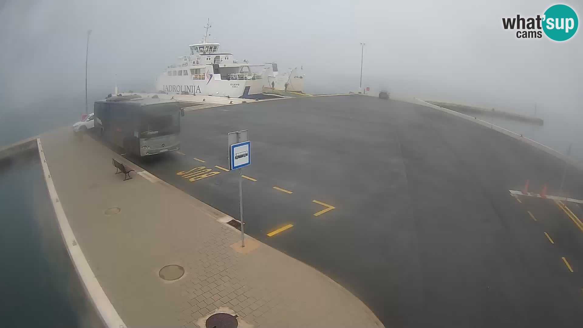 Tkon Live cam – ferry – Dalmatie – Croatie