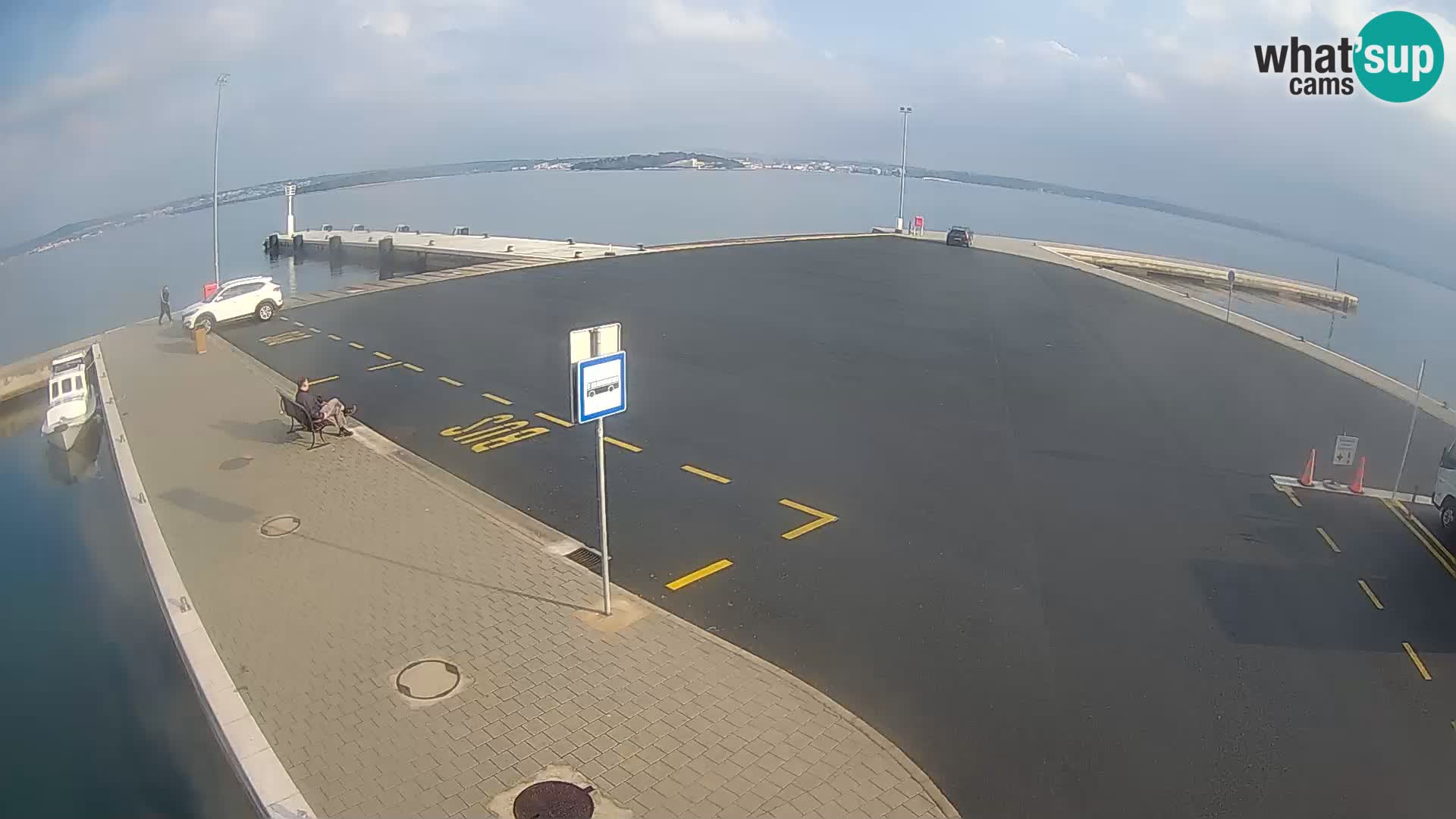 Tkon Live cam – ferry – Dalmatie – Croatie