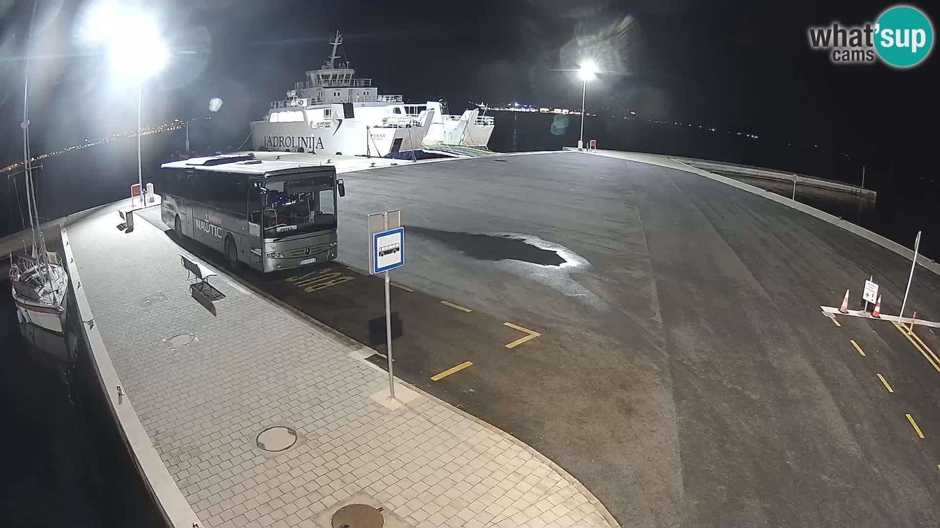 Tkon Live cam – ferry – Dalmatia – Croatia