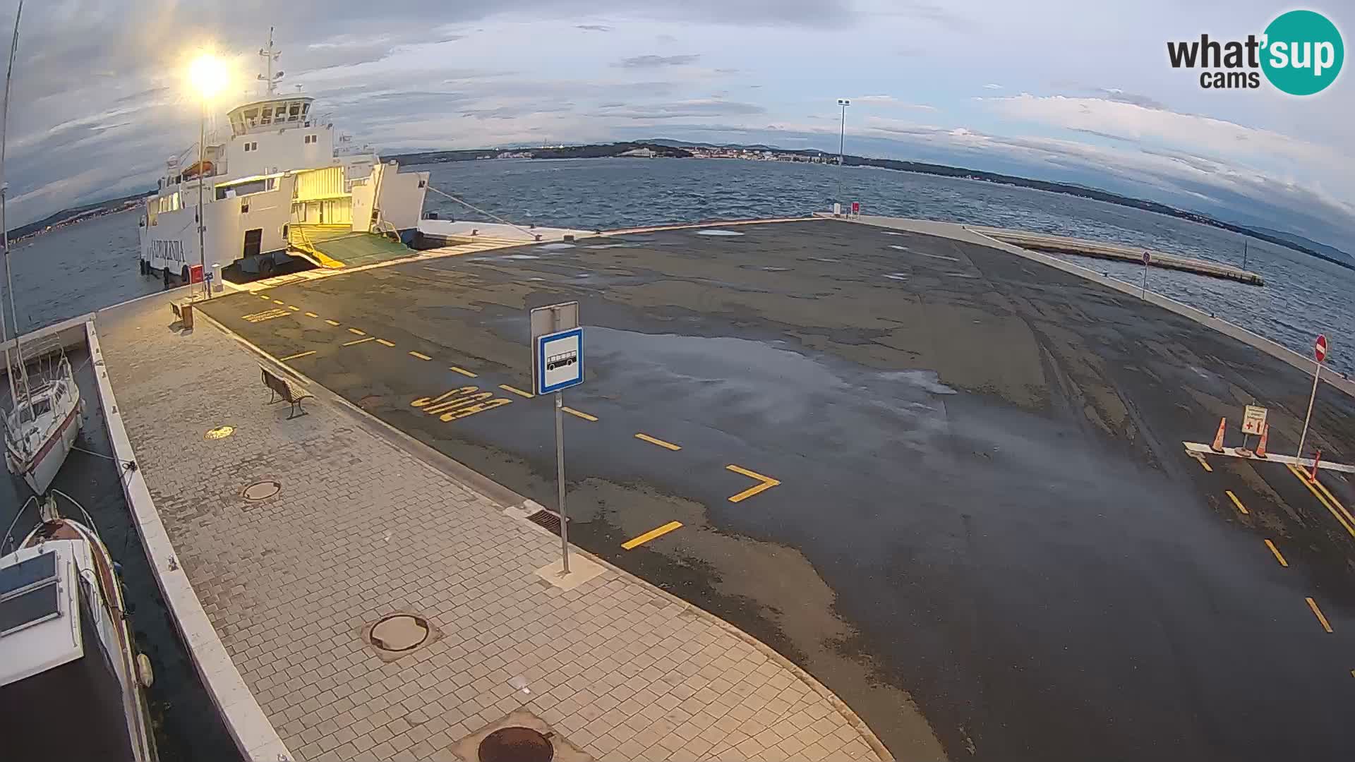 Tkon Live cam – ferry – Dalmatia – Croatia