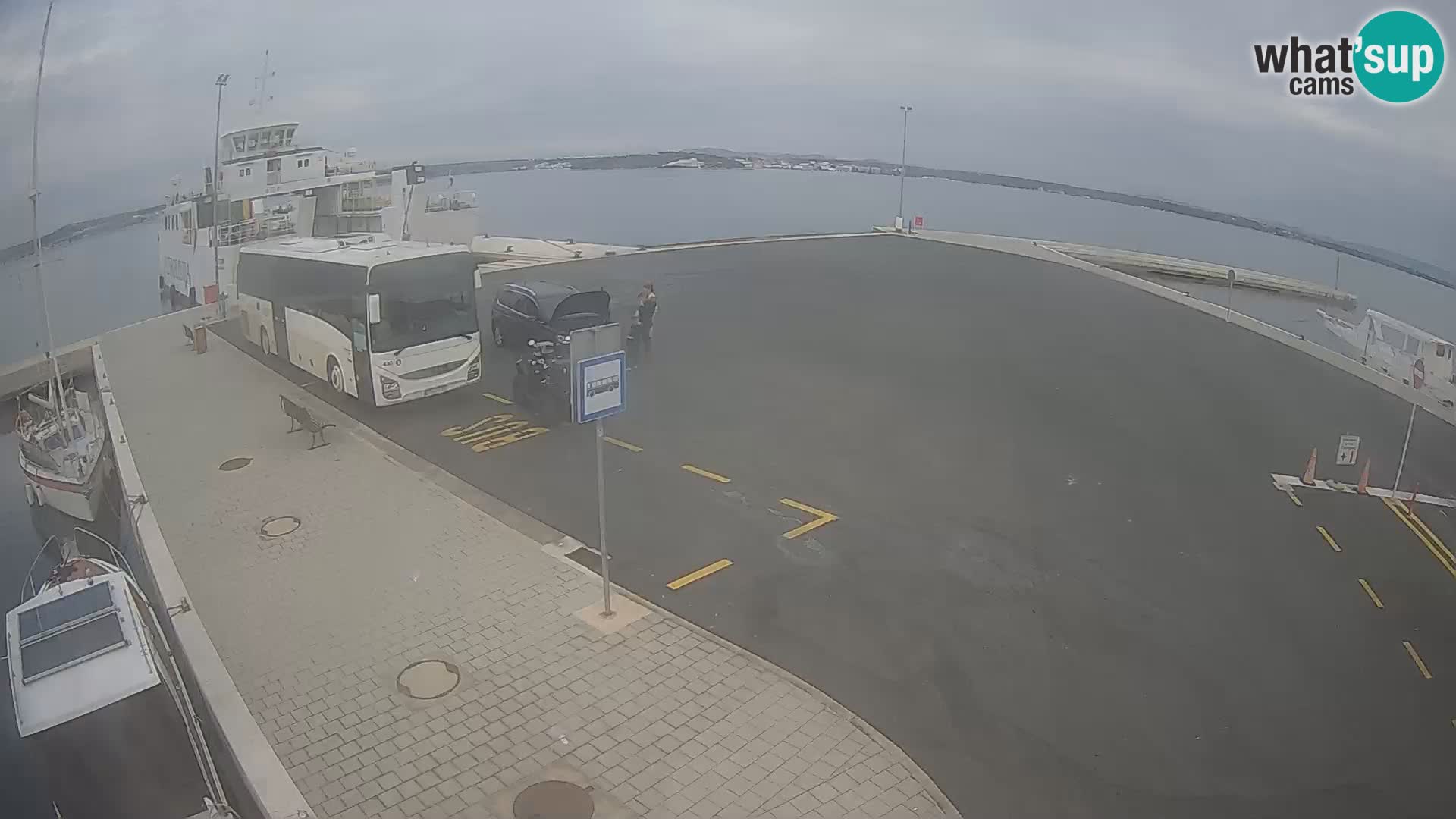 Tkon Live cam – ferry – Dalmatia – Croatia