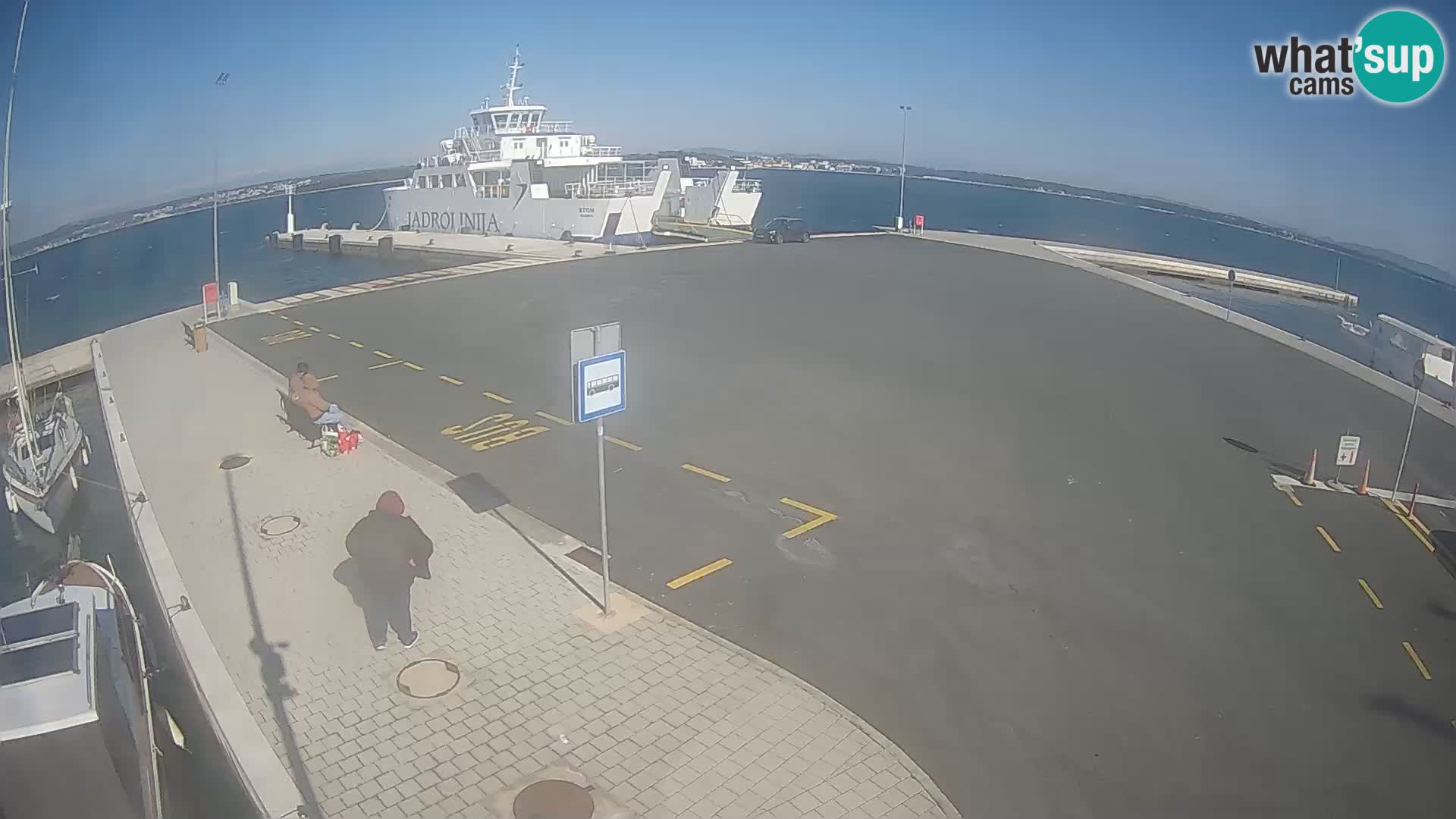 Tkon Live cam – ferry – Dalmatia – Croatia