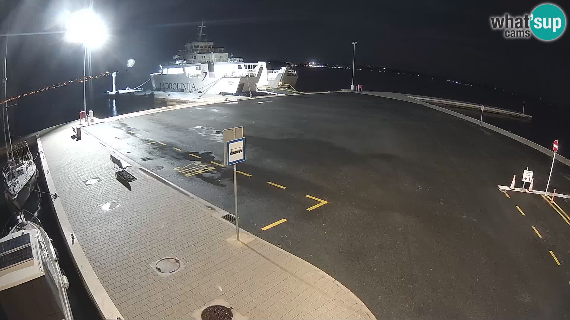 Tkon Live cam – ferry – Dalmatia – Croatia