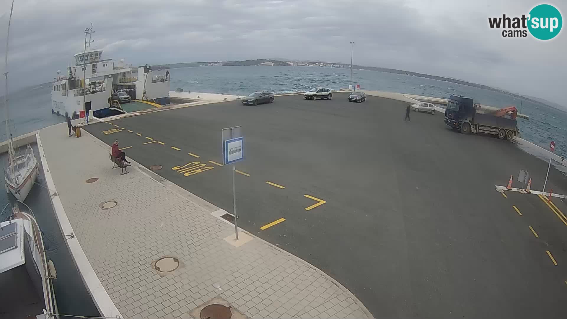 Tkon Live cam – ferry – Dalmatia – Croatia