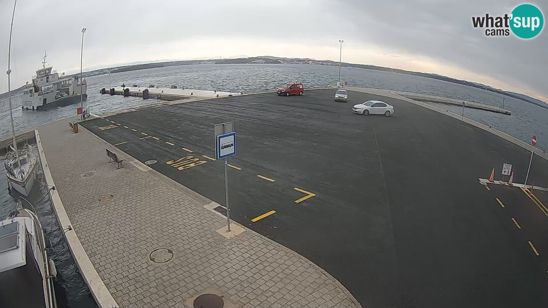 Tkon Live cam – ferry – Dalmatia – Croatia