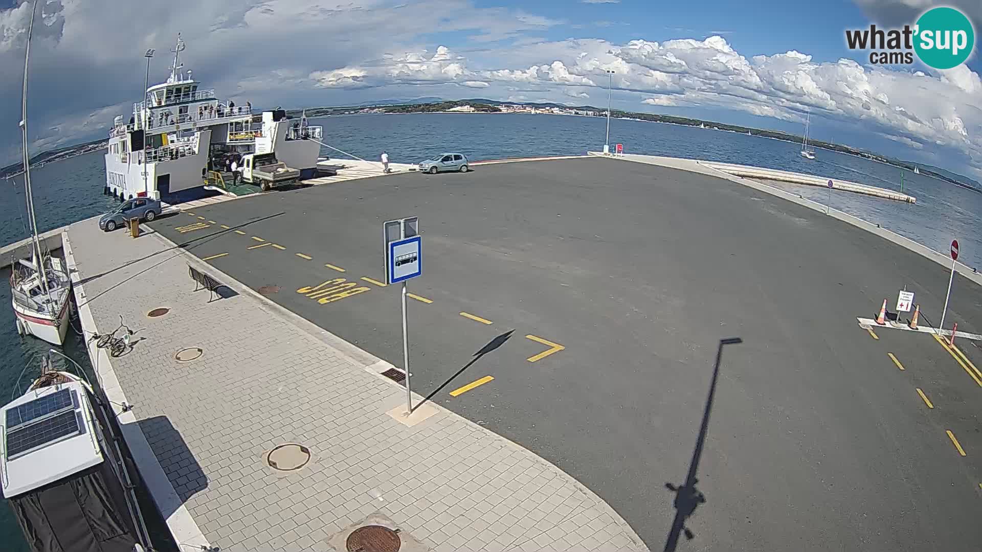 Tkon Live cam – ferry – Dalmatia – Croatia