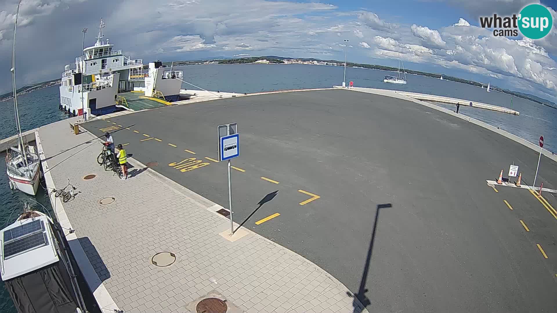 Tkon Live cam – ferry – Dalmatia – Croatia