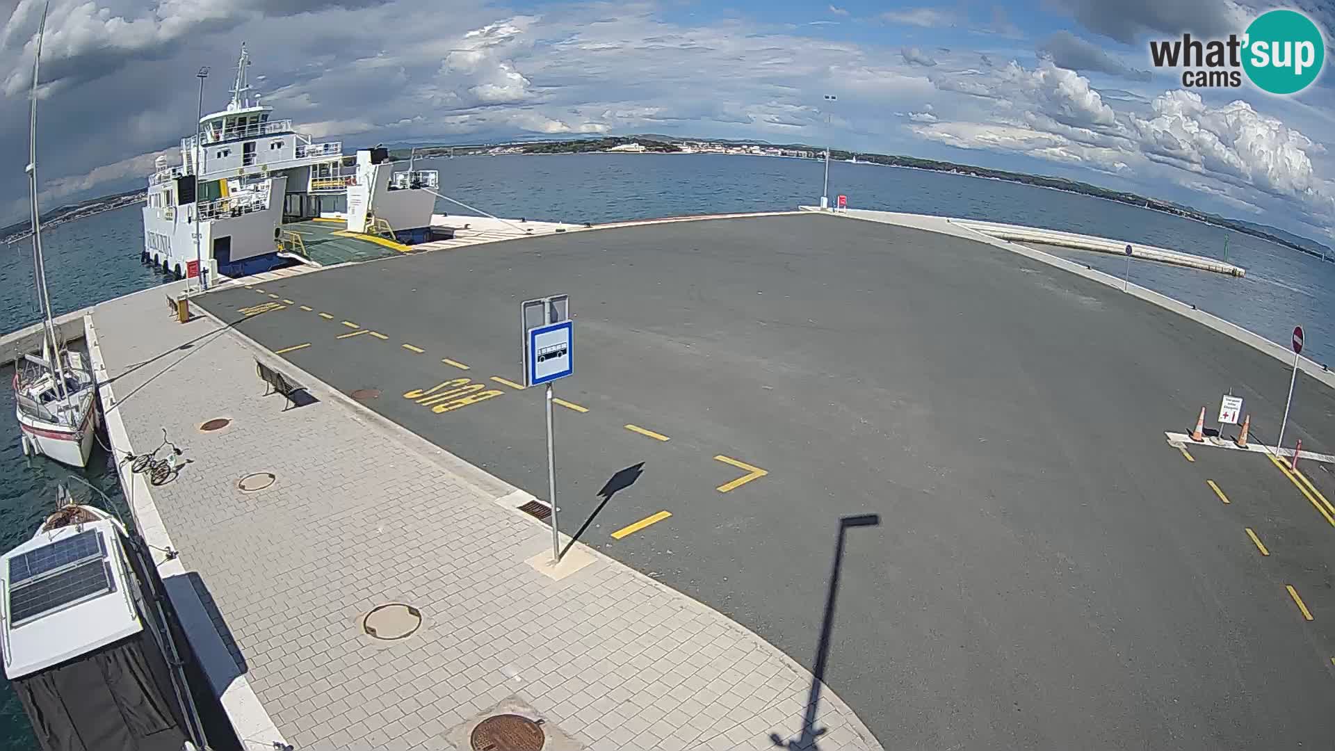 Tkon Live cam – ferry – Dalmatia – Croatia