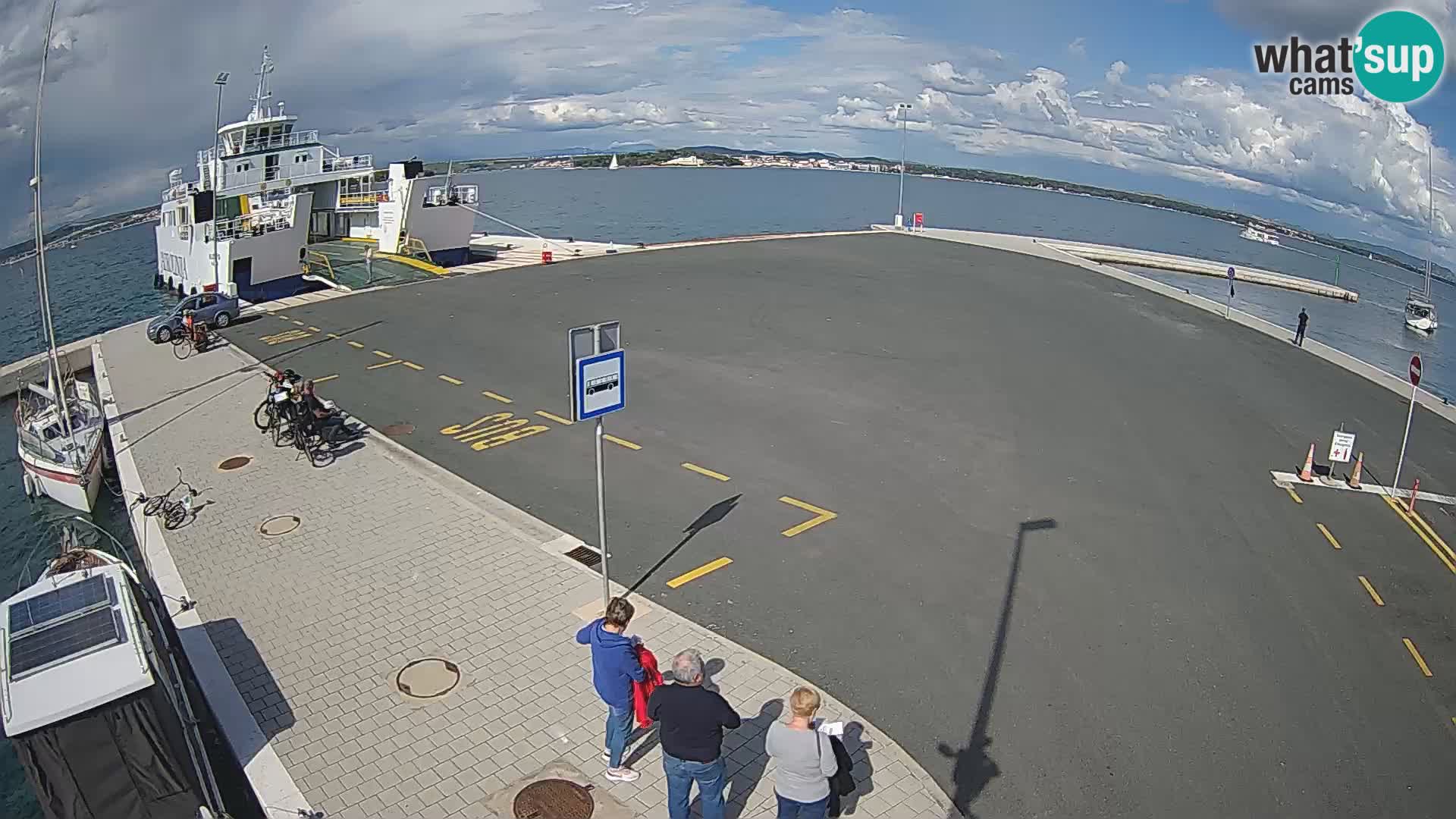 Tkon Live cam – ferry – Dalmatia – Croatia
