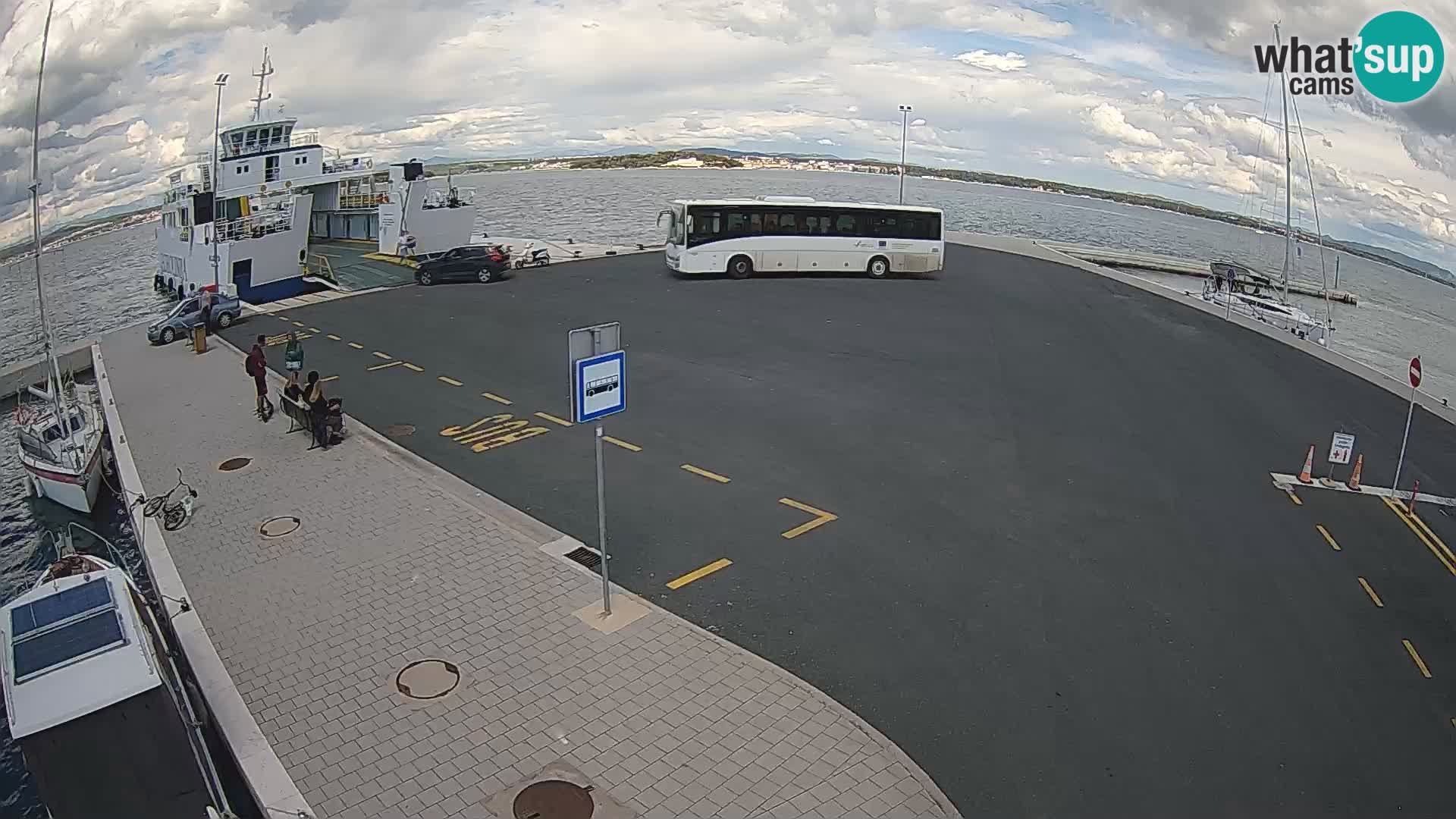 Tkon Live cam – ferry – Dalmatia – Croatia