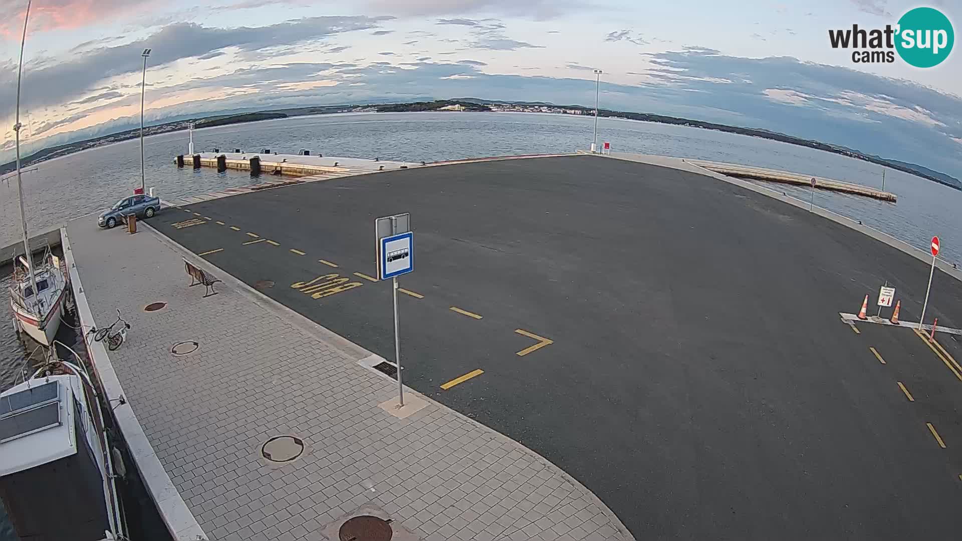 Tkon Live cam – ferry – Dalmatie – Croatie