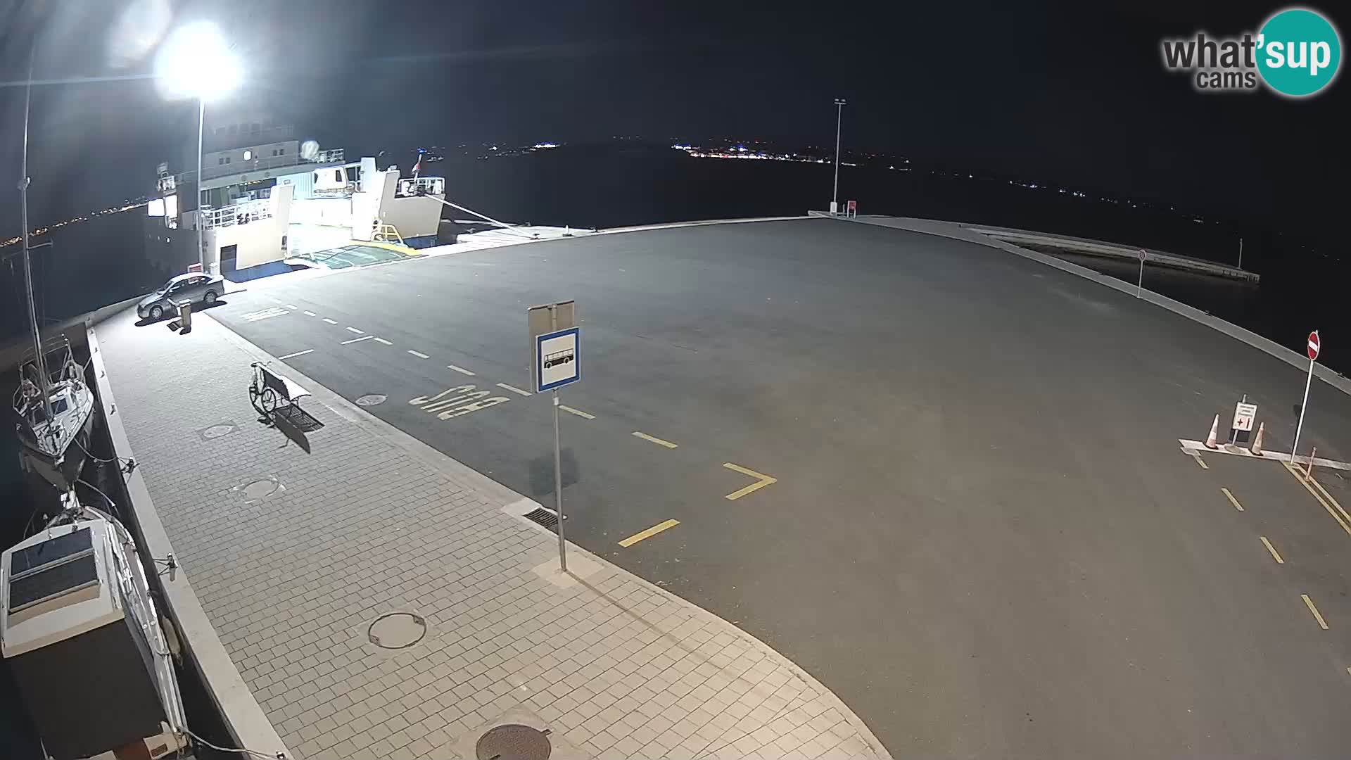 Tkon Live cam – ferry – Dalmatie – Croatie