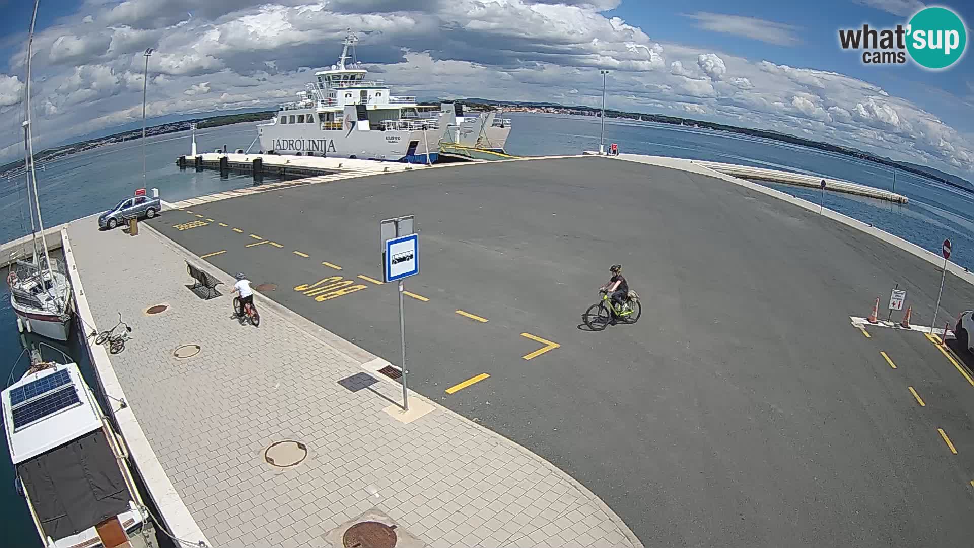 Tkon Live cam – ferry – Dalmatia – Croatia