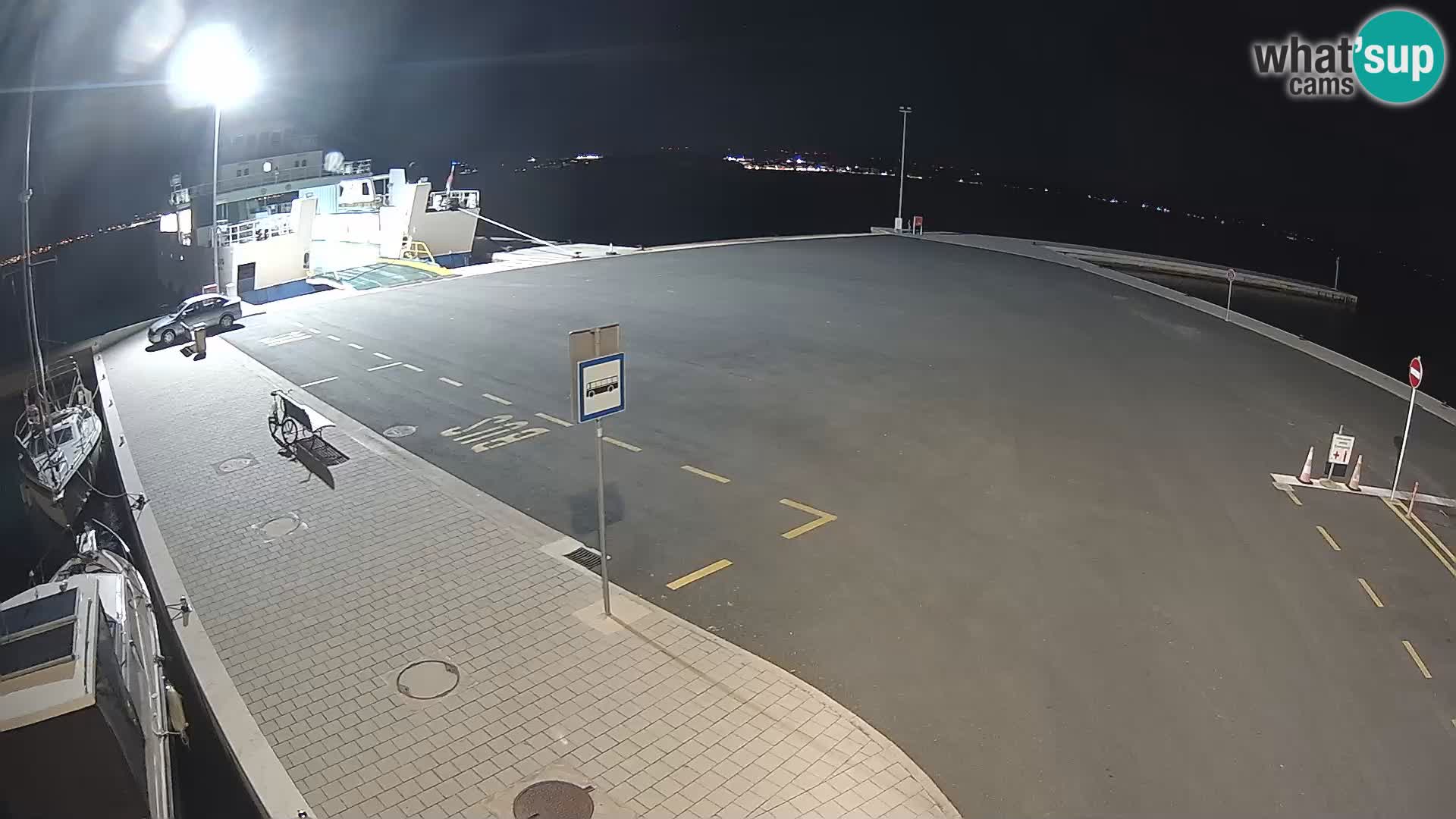 Tkon Live cam – ferry – Dalmatie – Croatie