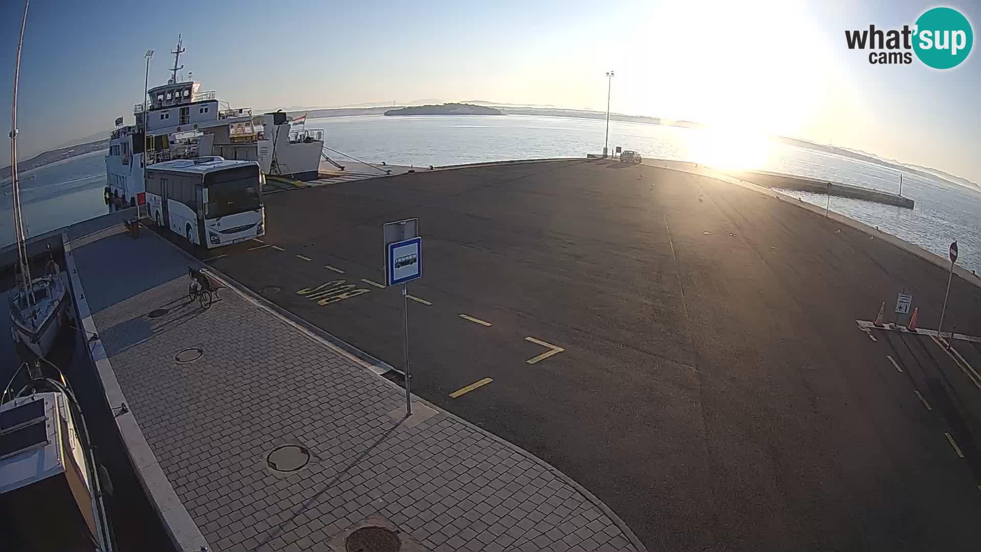 Tkon Live cam – traghetto – Dalmazia – Croazia