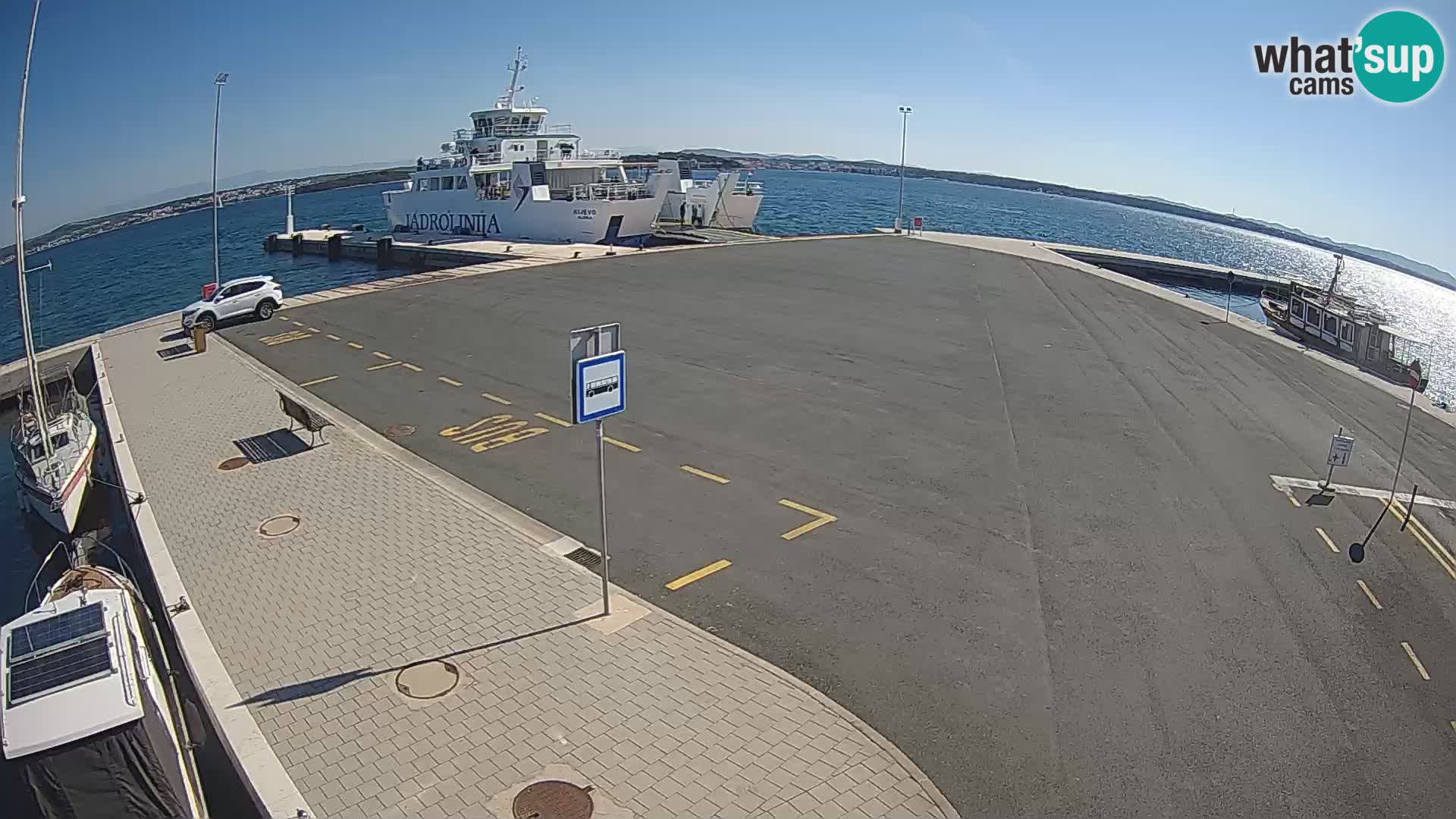 Tkon Live cam – ferry – Dalmatia – Croatia