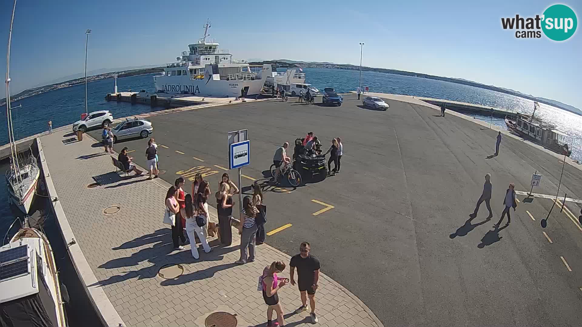 Tkon Live cam – Fähre – Dalmatien – Kroatien