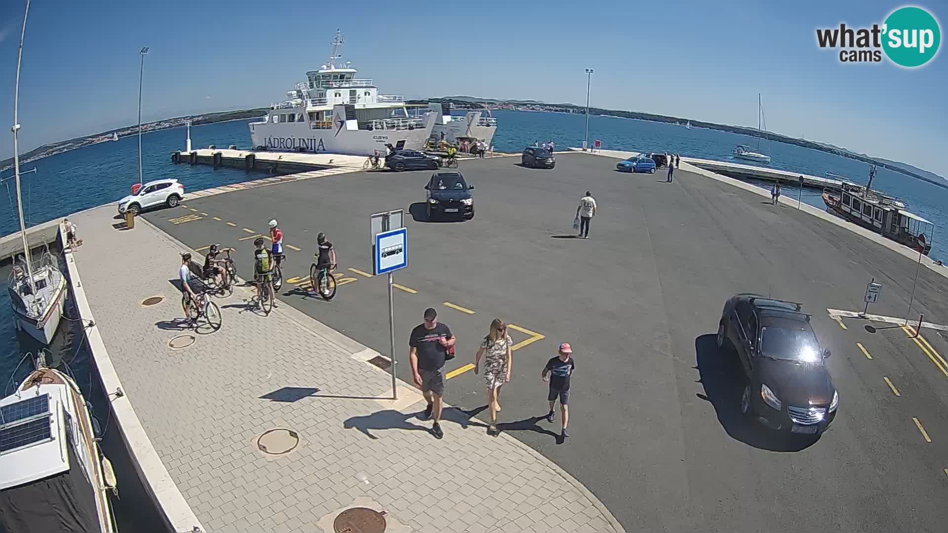 Tkon Live cam – ferry – Dalmatia – Croatia