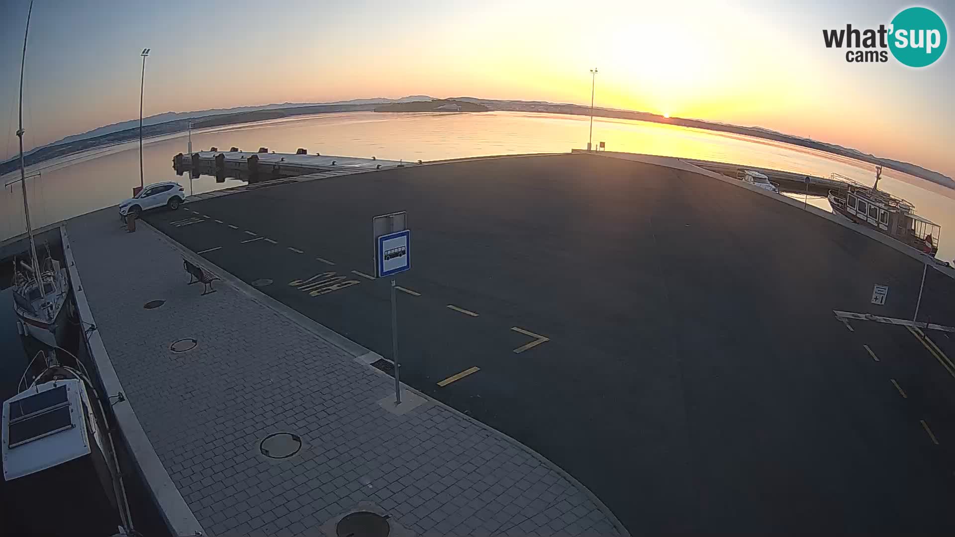 Tkon Live cam – ferry – Dalmatia – Croatia