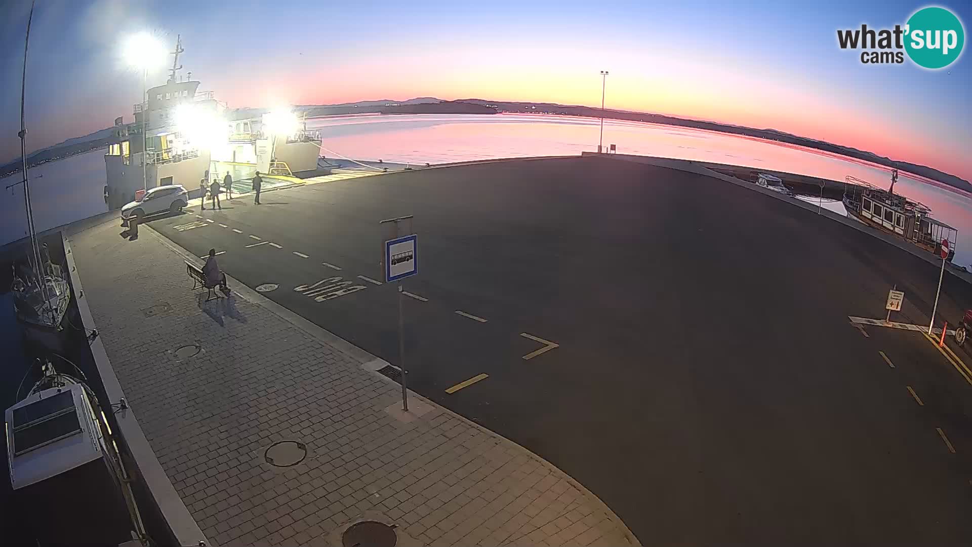 Tkon Live cam – ferry – Dalmatia – Croatia