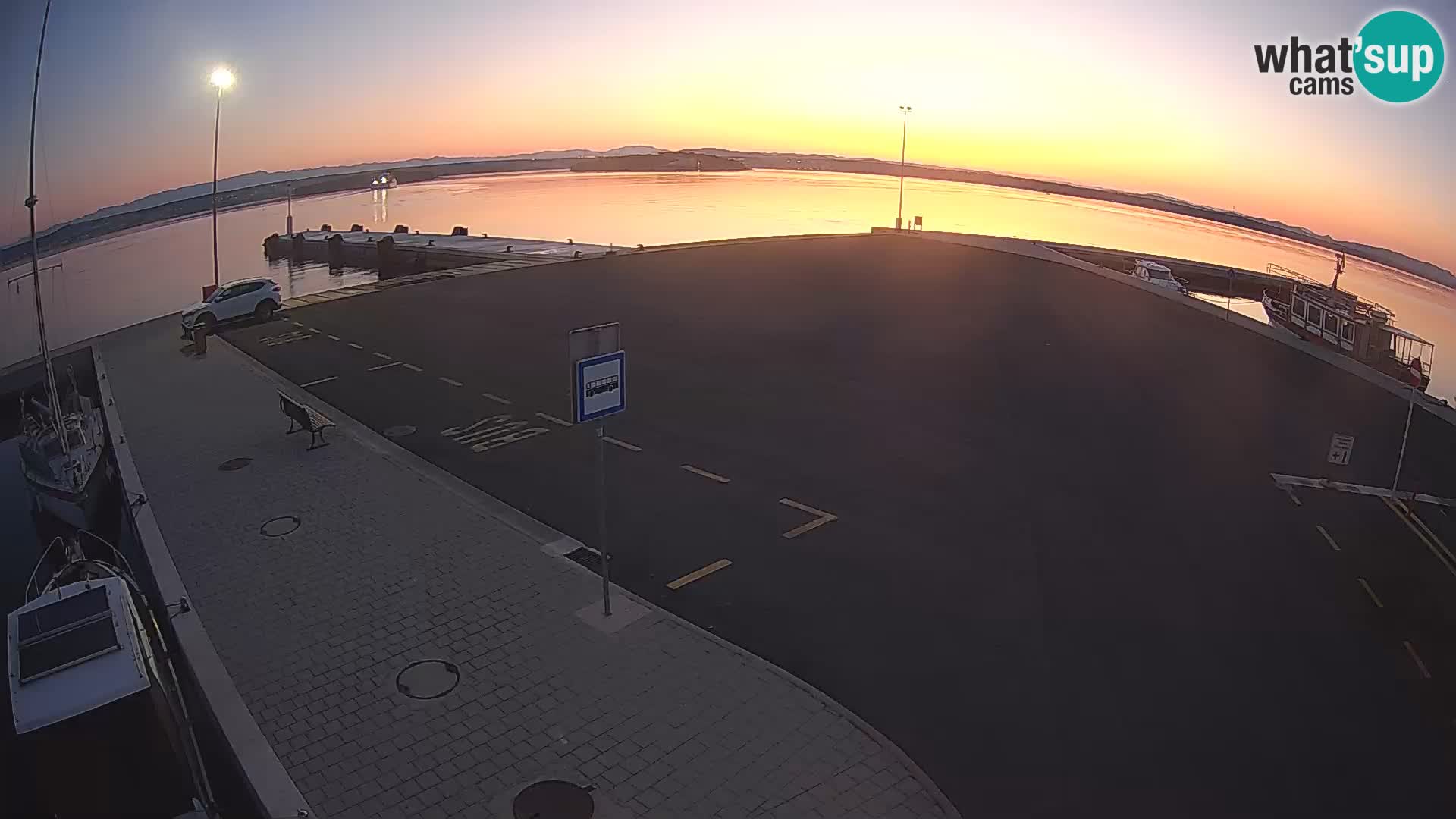 Tkon Live cam – ferry – Dalmatia – Croatia
