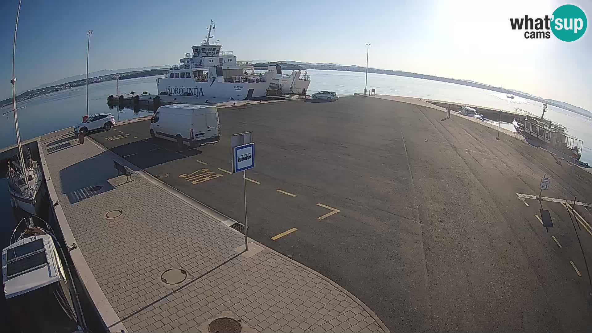 Tkon Live cam – traghetto – Dalmazia – Croazia
