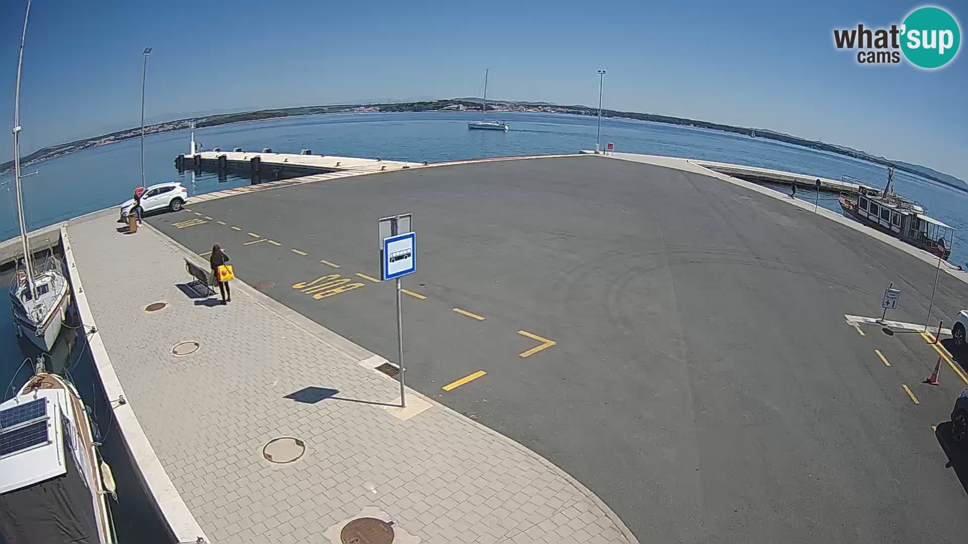 Tkon Live cam – ferry – Dalmatie – Croatie